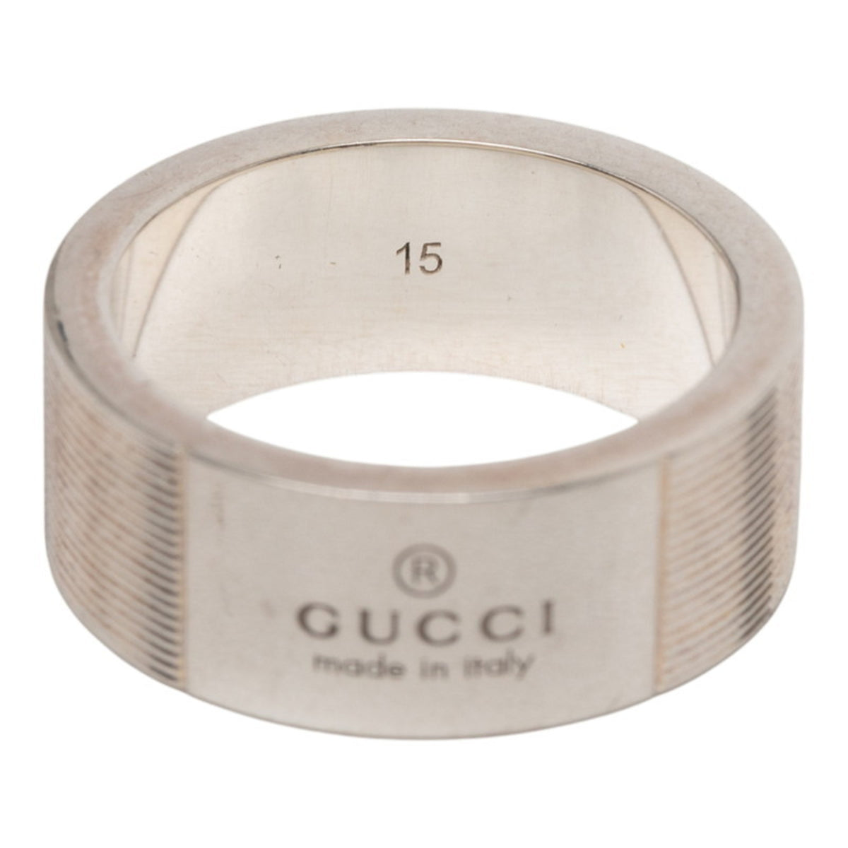Gucci Silver 925 Band Ring (Pre-Owned)