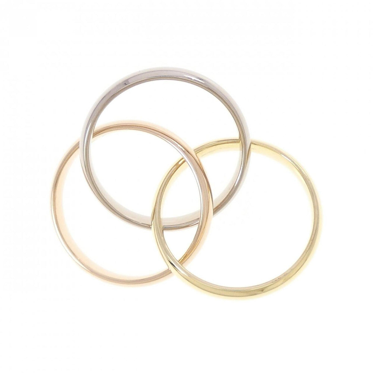 Cartier Trinity Yellow Gold (18K) Pink Gold (18K) White Gold (18K) Band Ring (Pre-Owned)