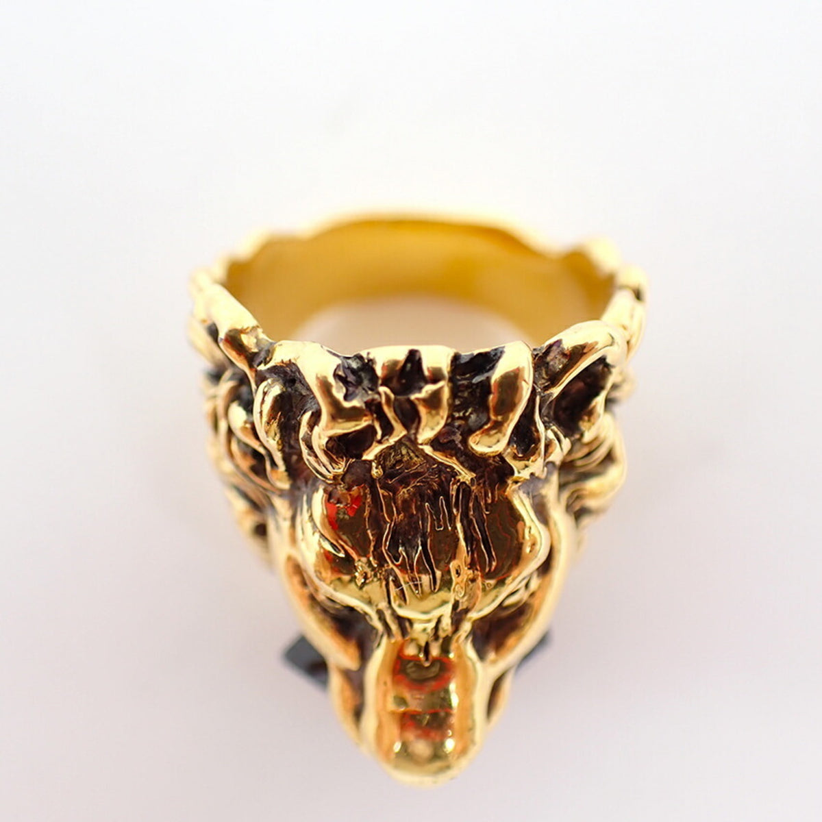 Gucci Sterling Silver 925 Band Ring (Pre-Owned)