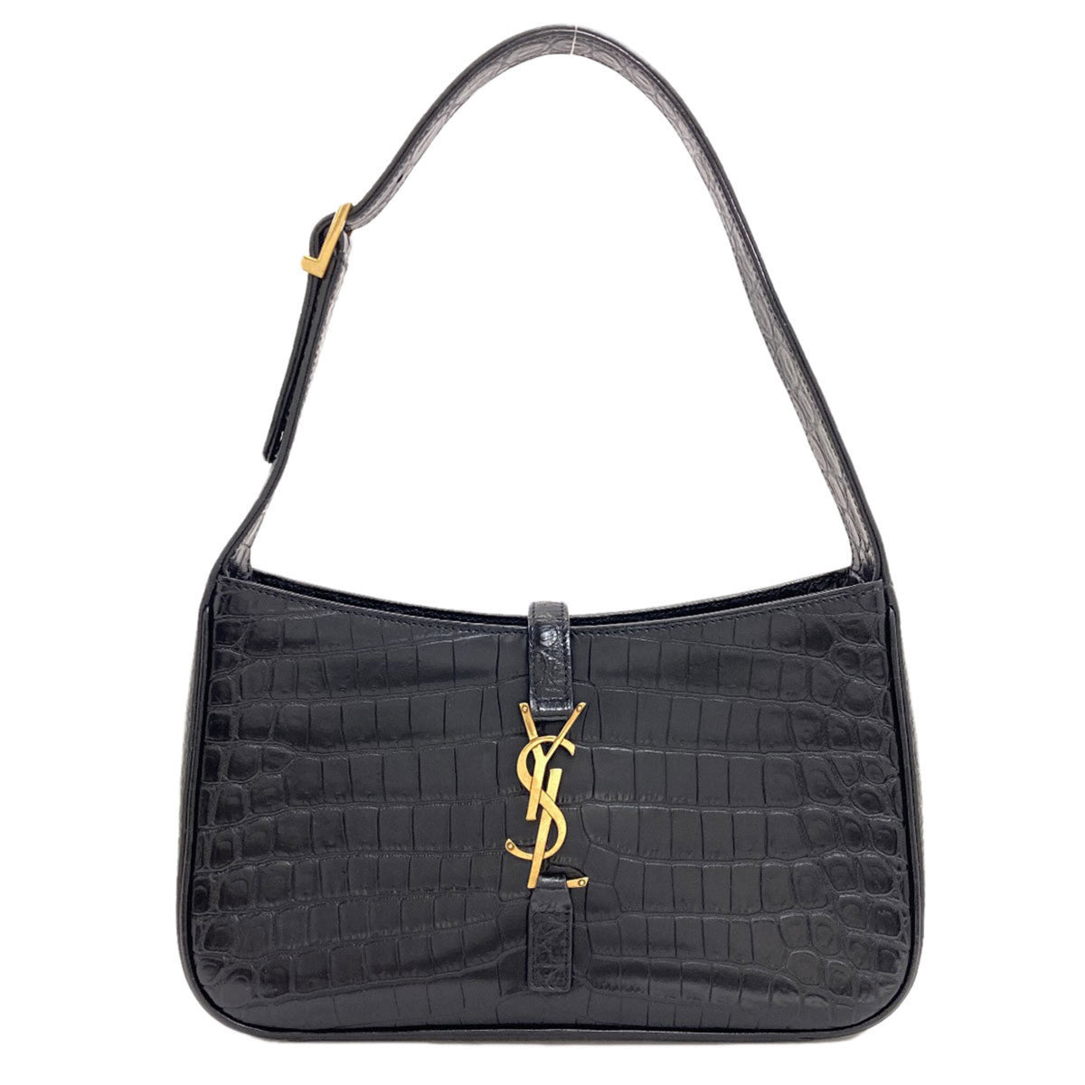 Yves Saint Laurent Black Leather Shoulder Bag (Pre-Owned)