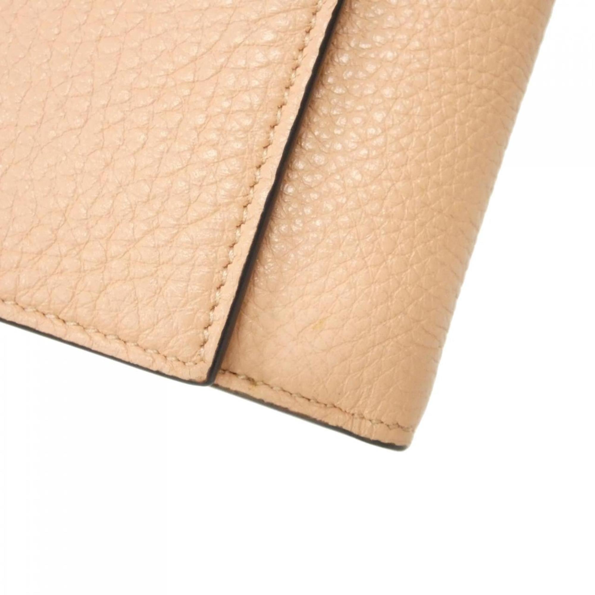 Fendi Baby Pink Leather Wallet (Bi-Fold) (Pre-Owned)