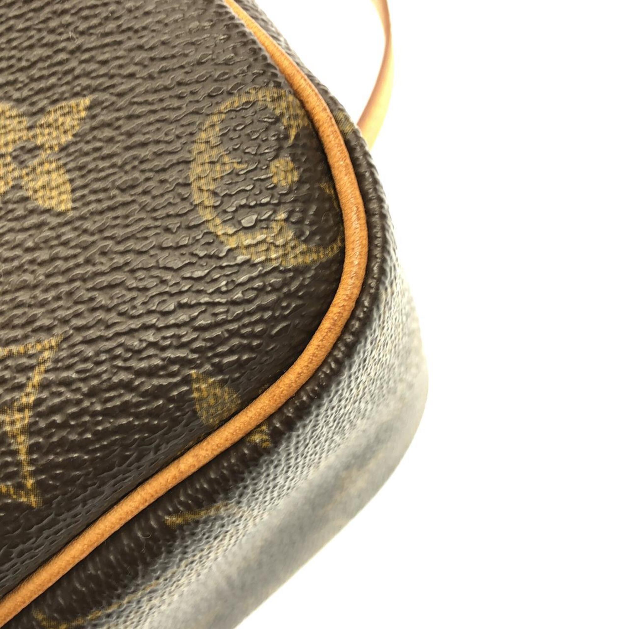 Louis Vuitton Monogram Marron Coated Canvas Shoulder Bag (Pre-Owned)