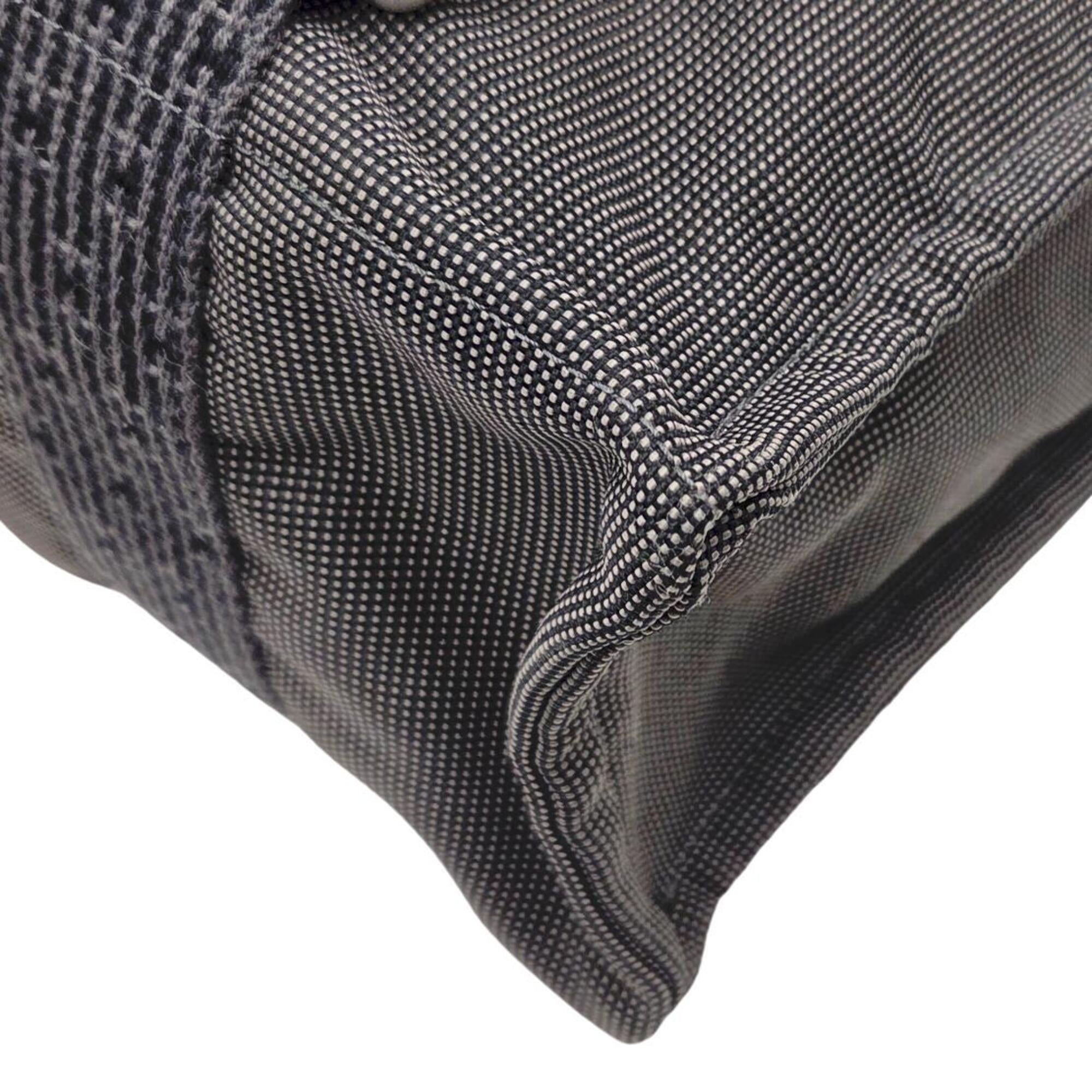 Hermes Gray Nylon Backpack (Pre-Owned)