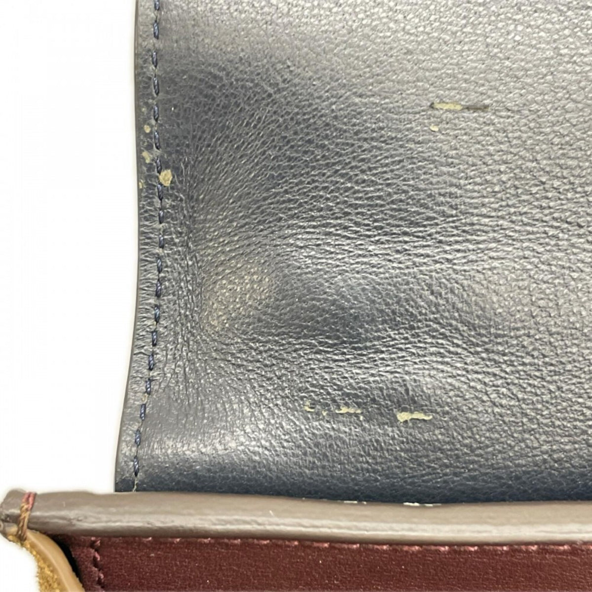 Celine Wine Leather Handbag (Pre-Owned)