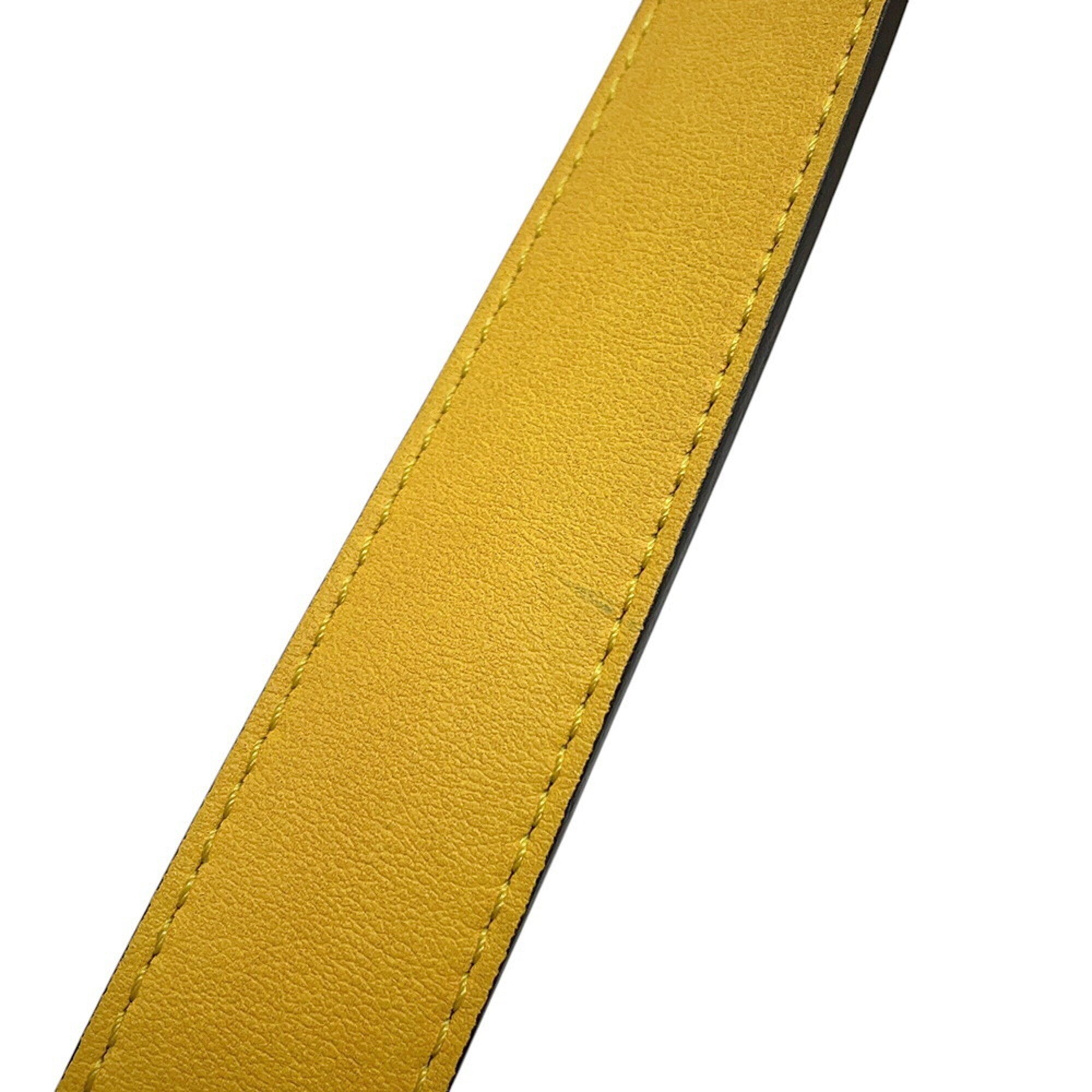 Fendi Yellow Leather Shoulder Bag (Pre-Owned)