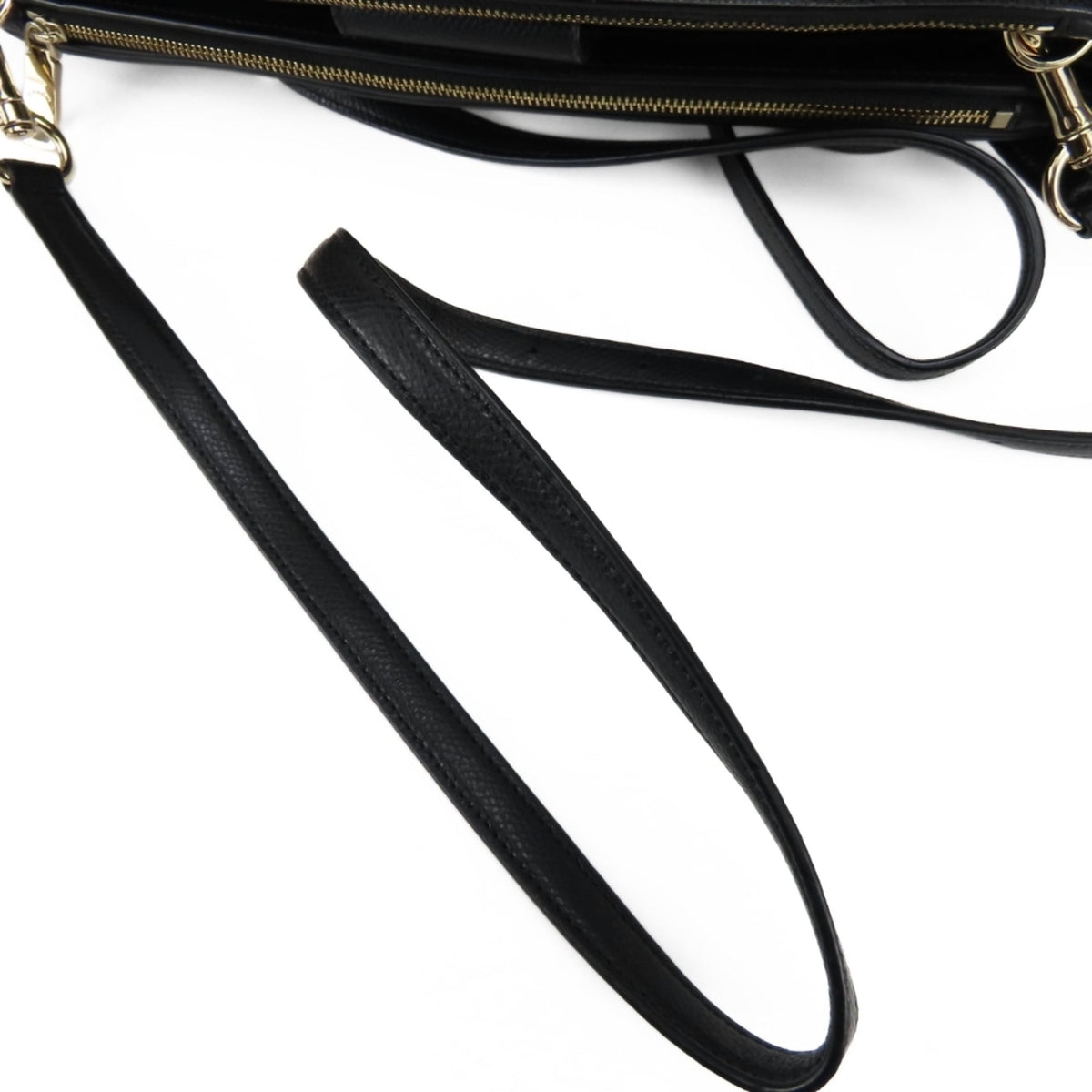 Coach Black Leather Tote Bag (Pre-Owned)