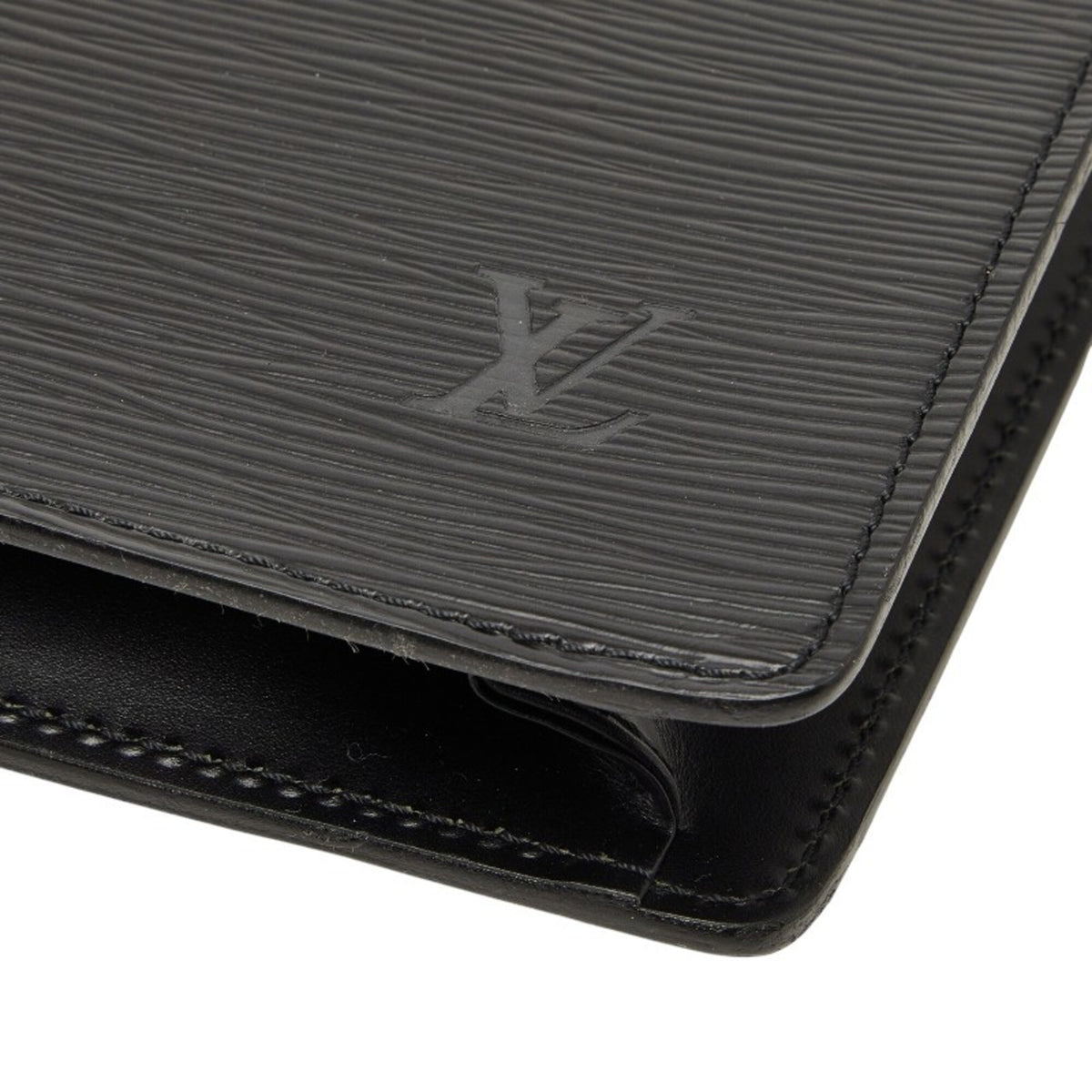 Louis Vuitton Black Noir Leather Shoulder Bag (Pre-Owned)