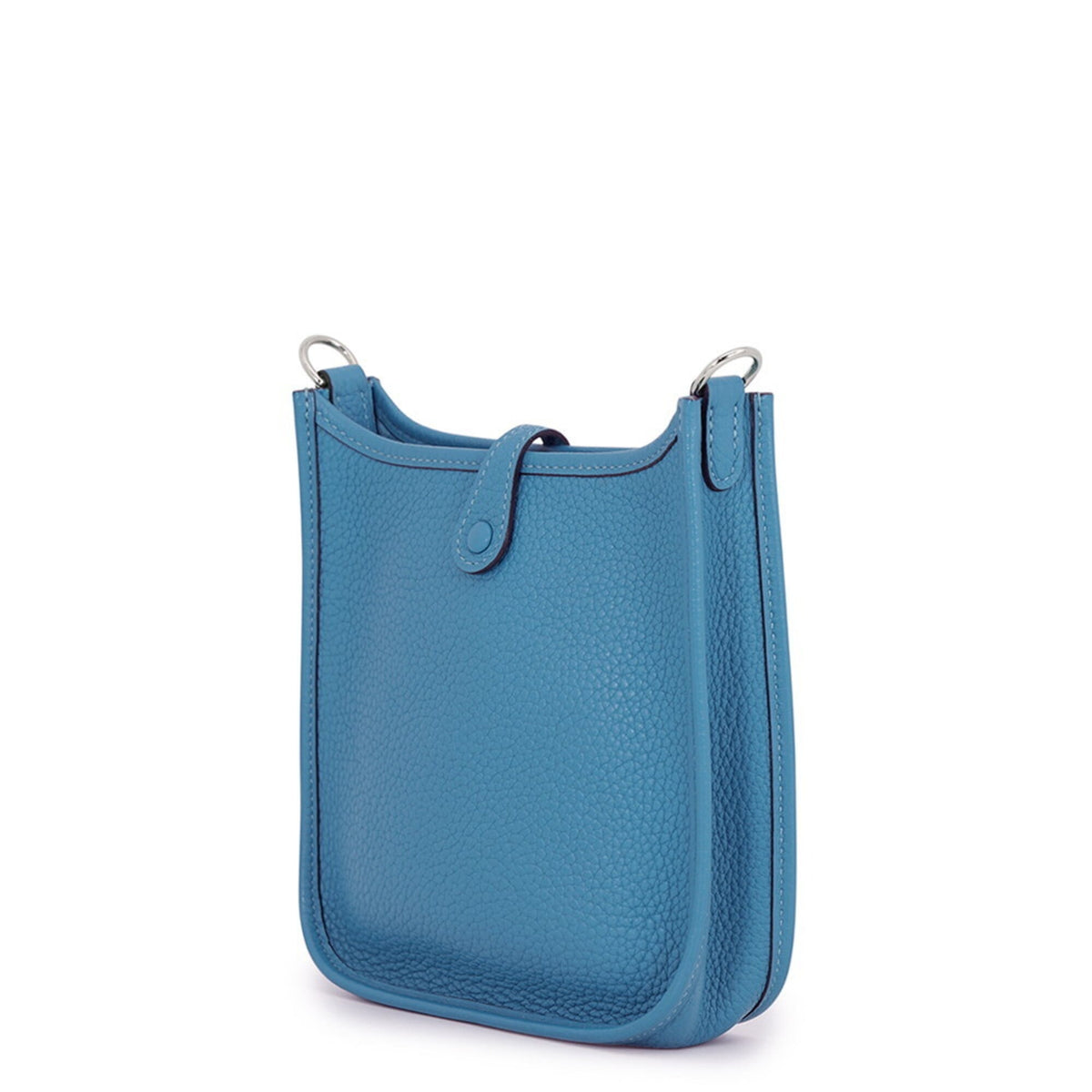 Hermes Evelyne Cobalt Taurillon Clemence Leather Shoulder Bag (Pre-Owned)