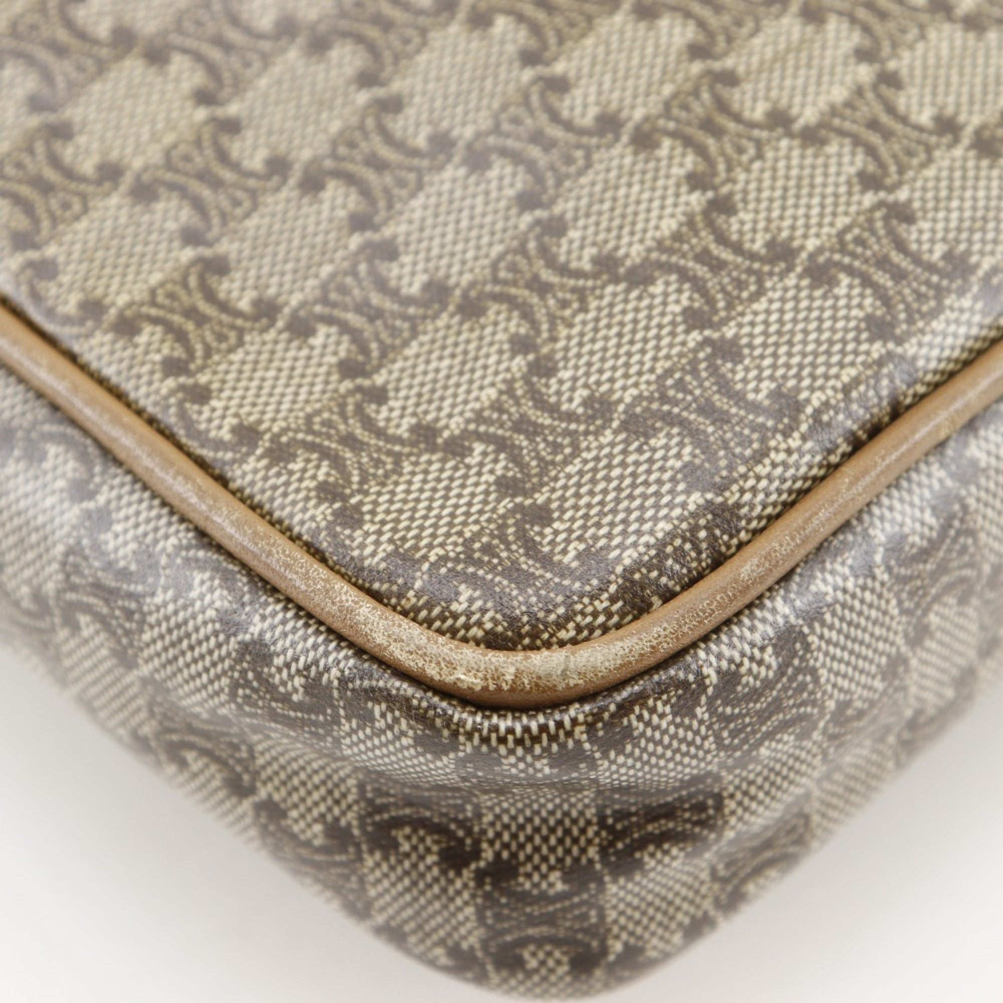 Celine Brown Pvc Clutch Bag (Pre-Owned)