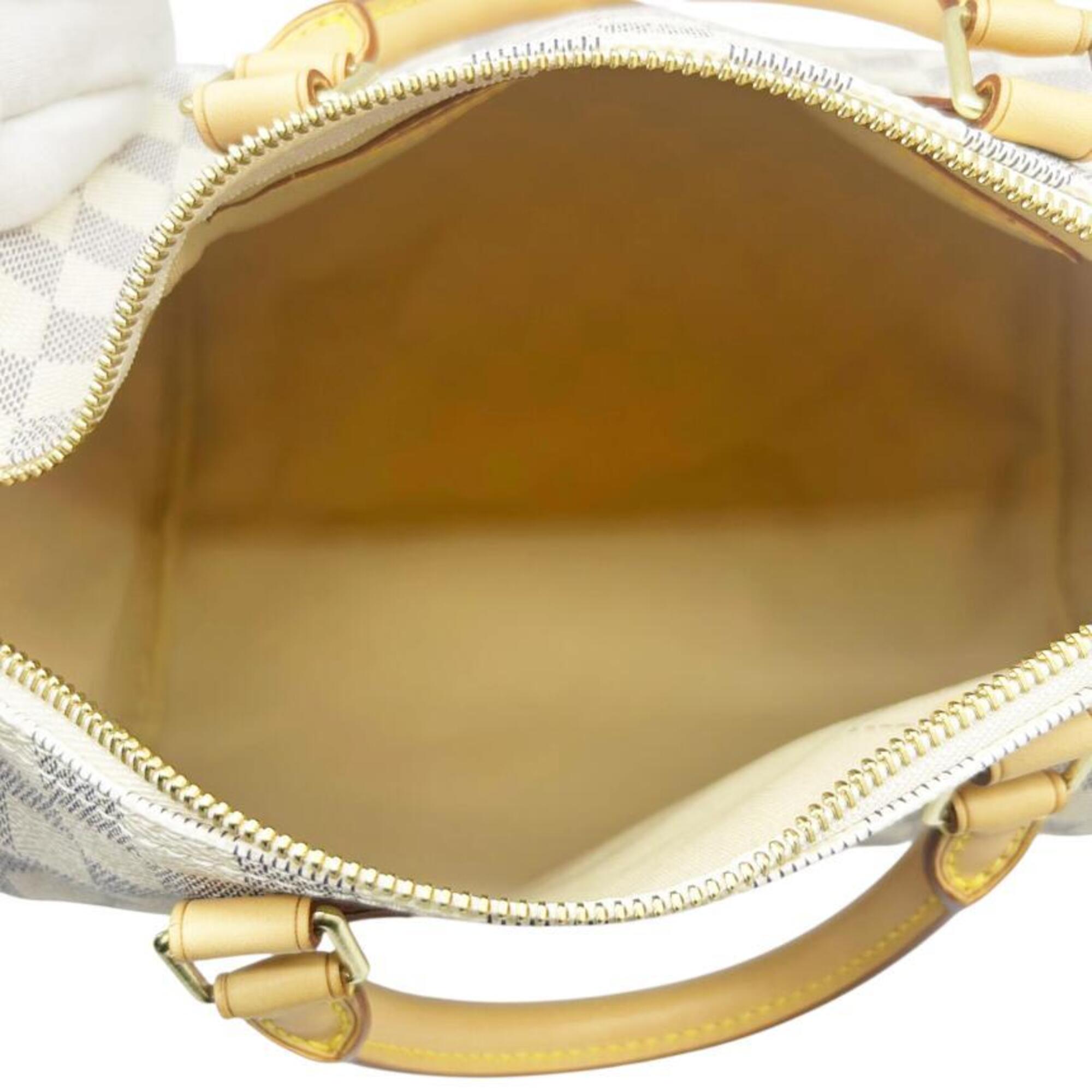 Louis Vuitton White Damier Azur Handbag (Pre-Owned)