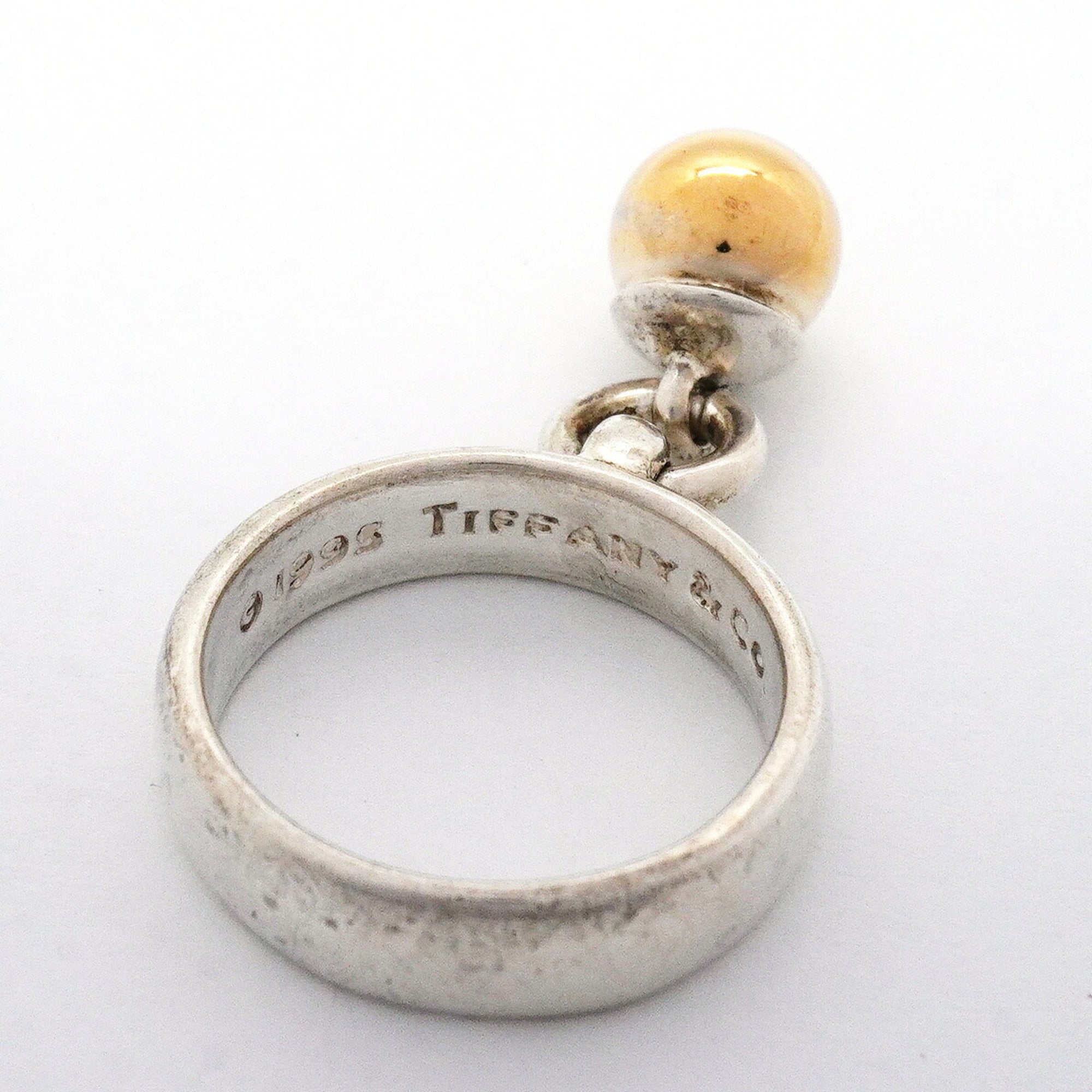 Tiffany Yellow Gold (18K) Silver 925 Band Ring (Pre-Owned)