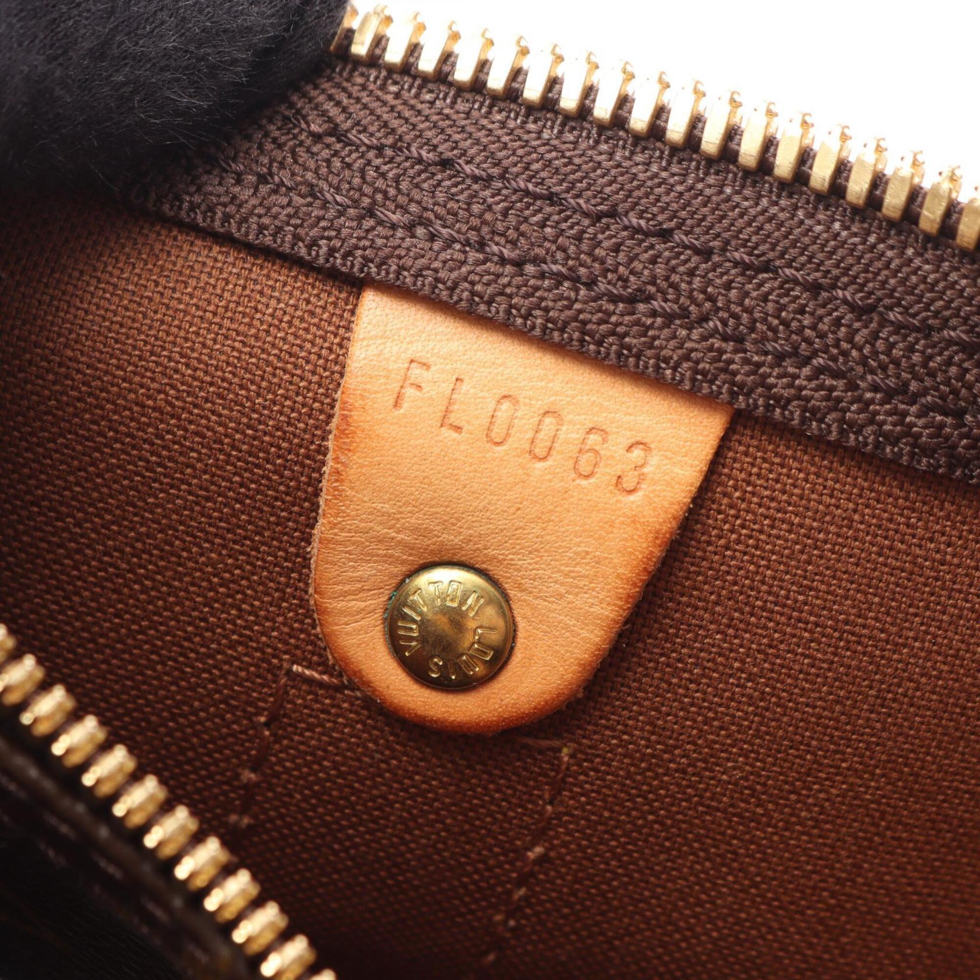 Louis Vuitton Brown Monogram Leather Boston Bag Handbag (Pre-Owned)