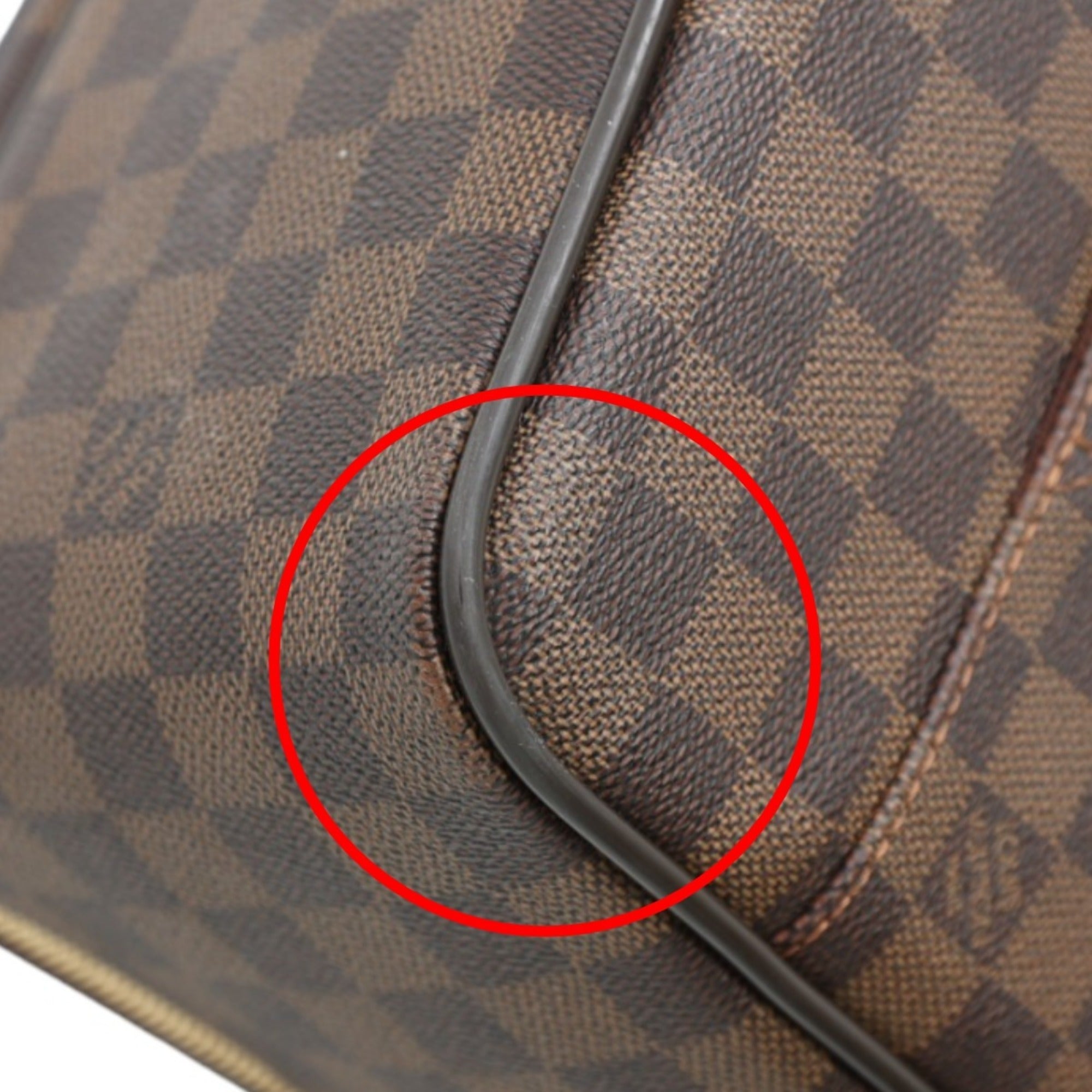 Louis Vuitton Damier Brown Damier Canvas Handbag (Pre-Owned)