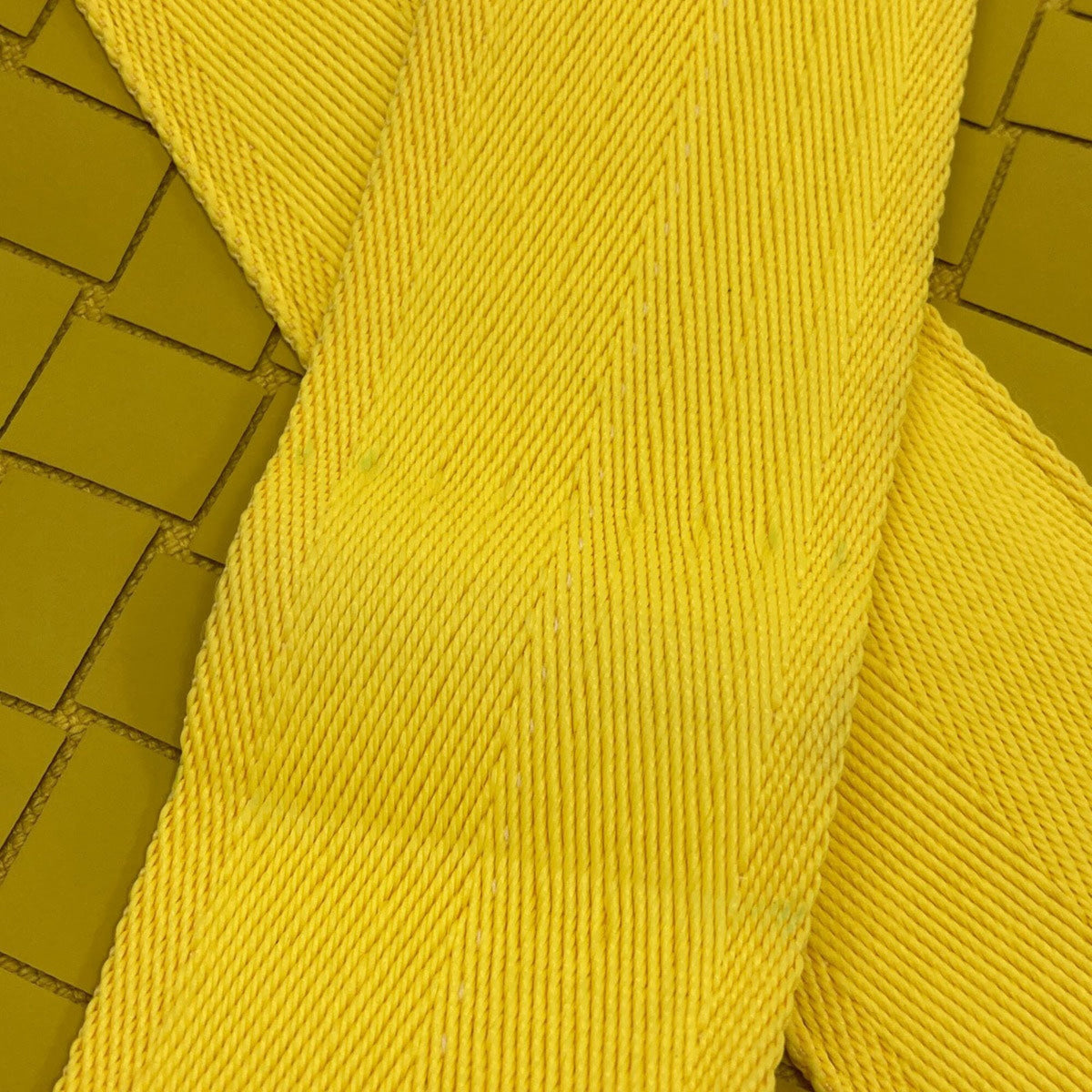 Bottega Veneta Yellow Rubber Backpack (Pre-Owned)