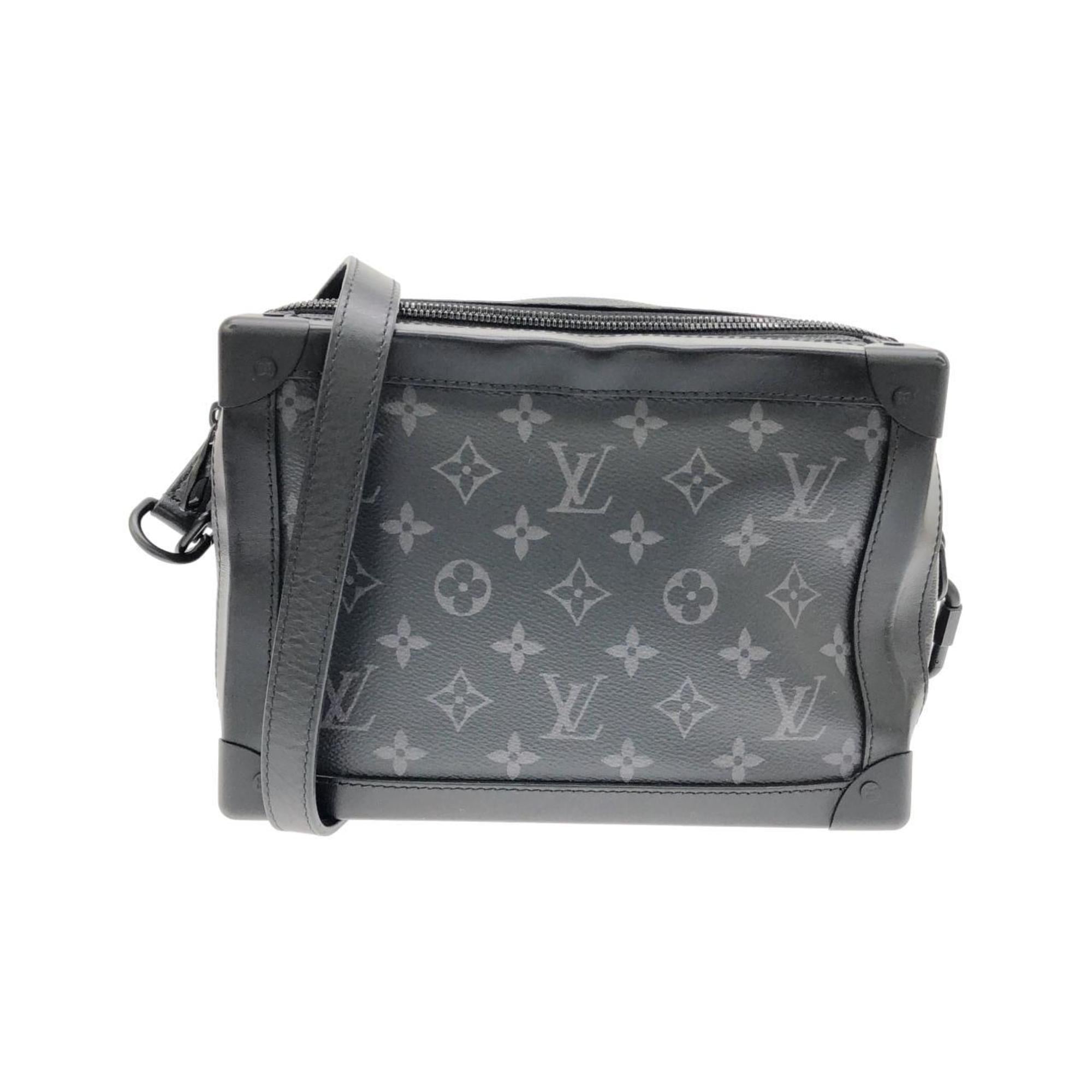Louis Vuitton Black Coated Canvas Shoulder Bag (Pre-Owned)