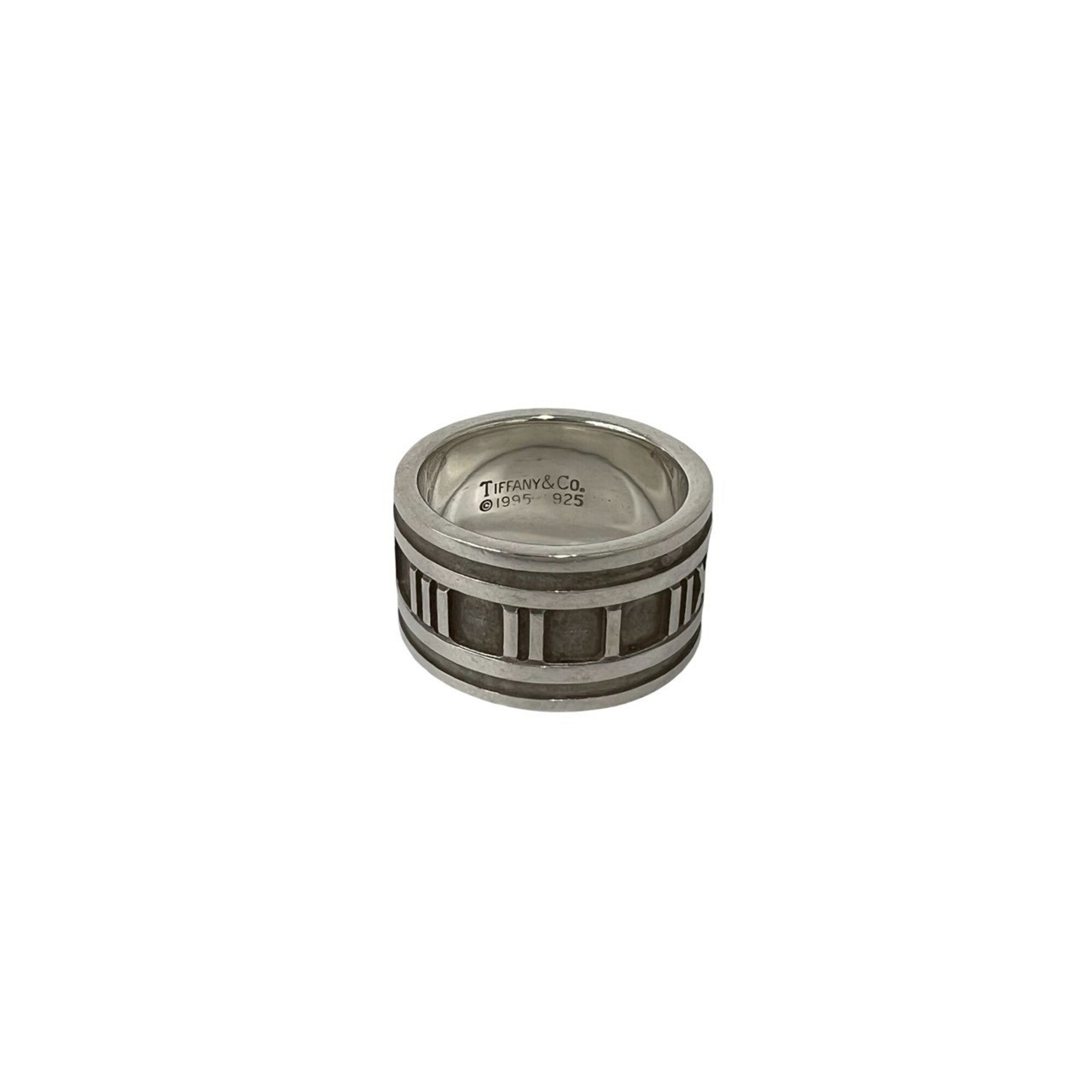Tiffany Silver Silver 925 Band Ring (Pre-Owned)
