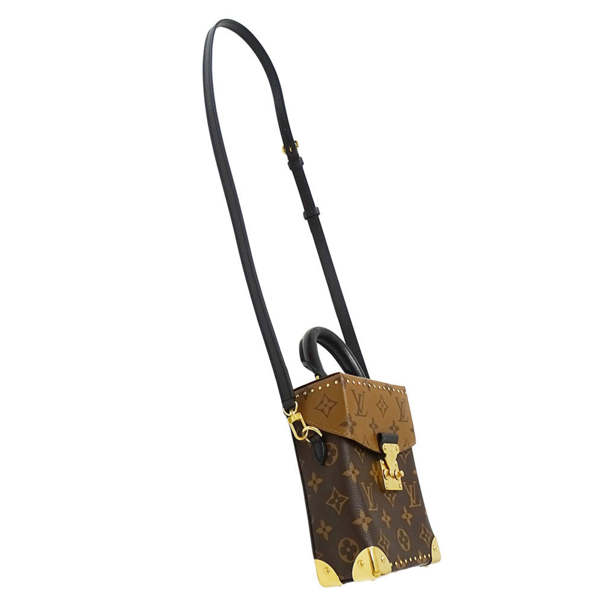 Louis Vuitton Brown Monogram Handbag Shoulder Bag (Pre-Owned)