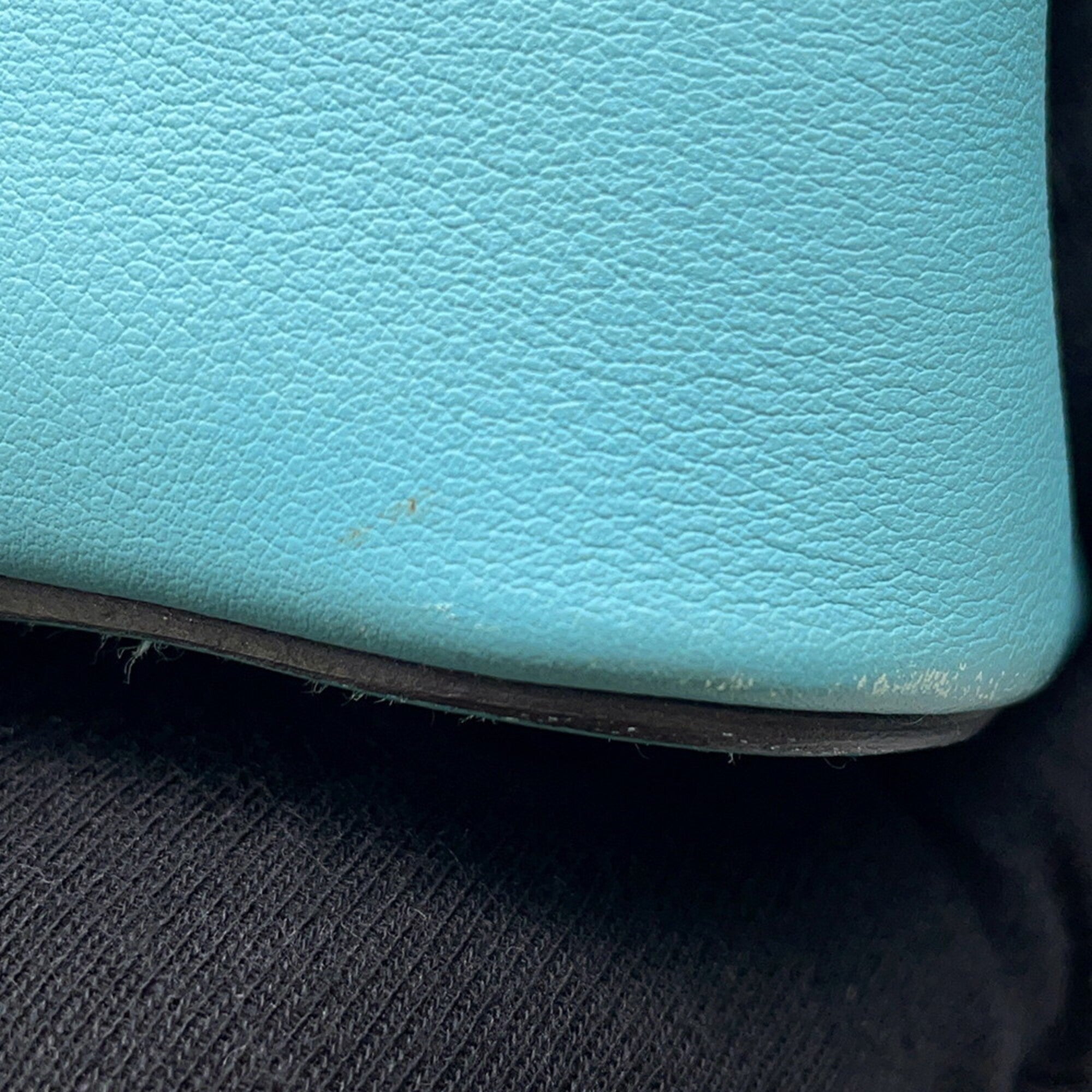 Hermes Blue Swift Leather Handbag (Pre-Owned)