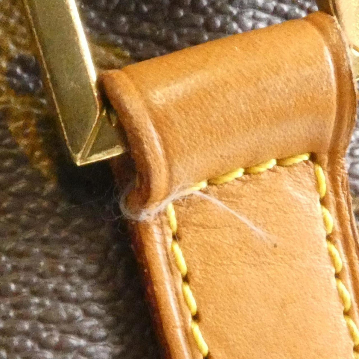 Louis Vuitton Monogram Marron Coated Canvas Handbag (Pre-Owned)