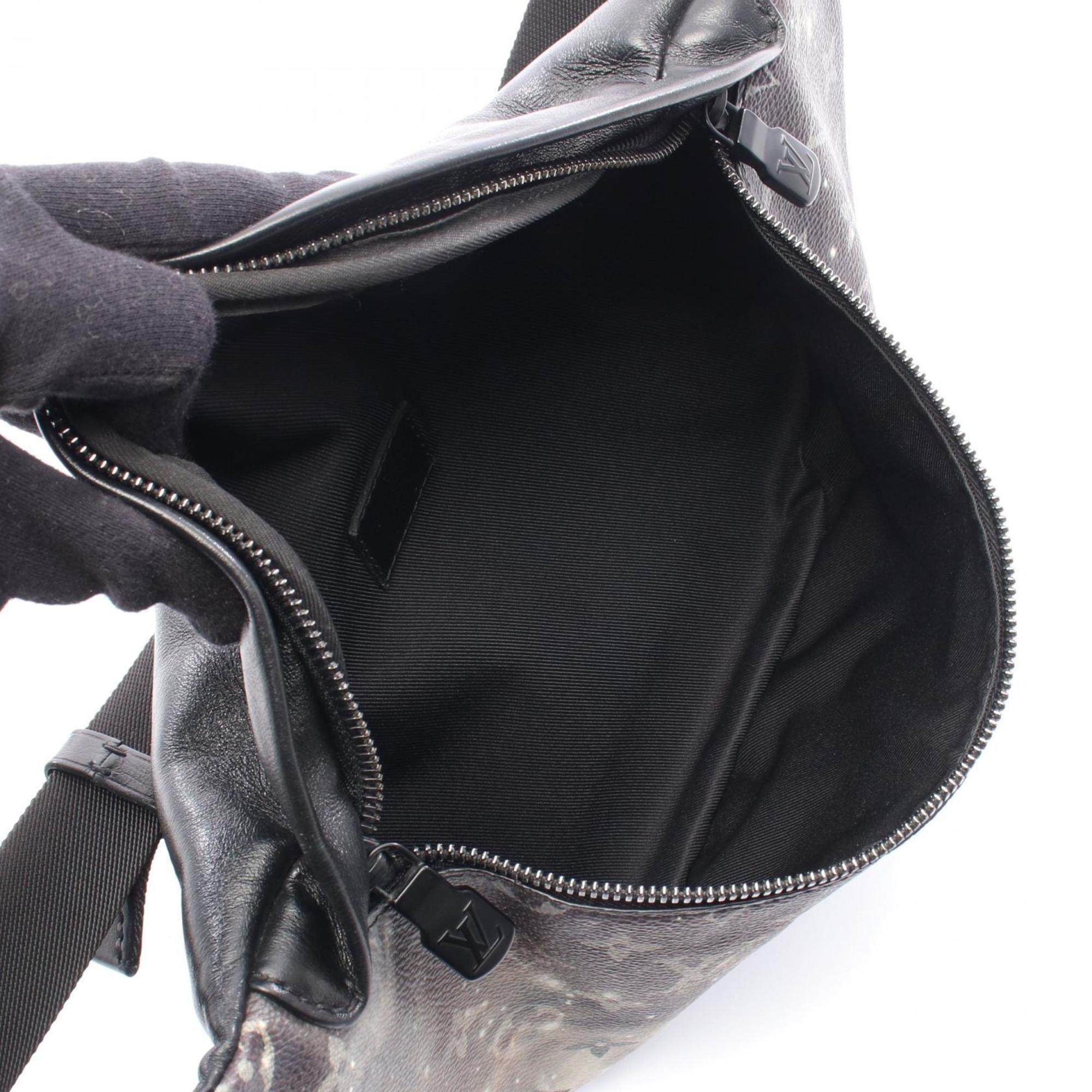 Louis Vuitton Black Multi-Color Coated Canvas Leather Fanny Pack Handbag (Pre-Owned)