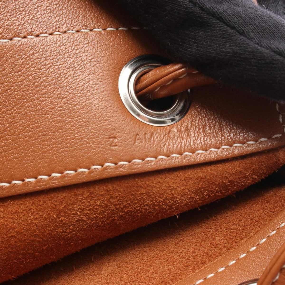 Hermes Brown Leather Handbag Shoulder Bag (Pre-Owned)