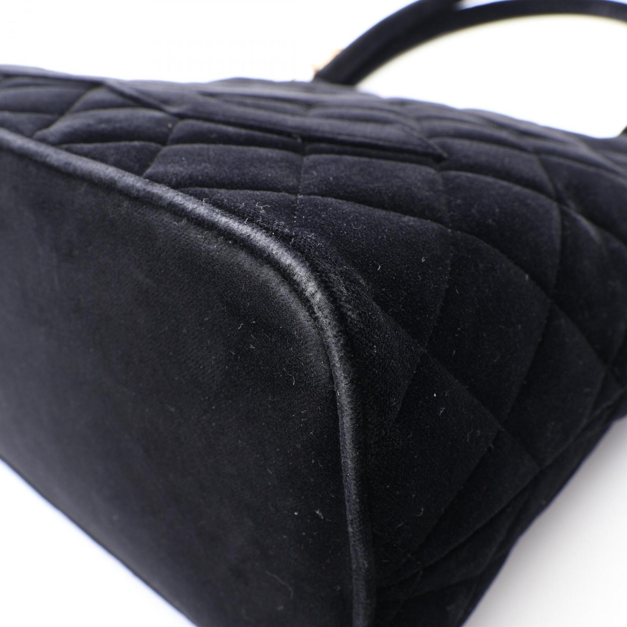 Chanel Black Fabric Handbag Tote Bag (Pre-Owned)