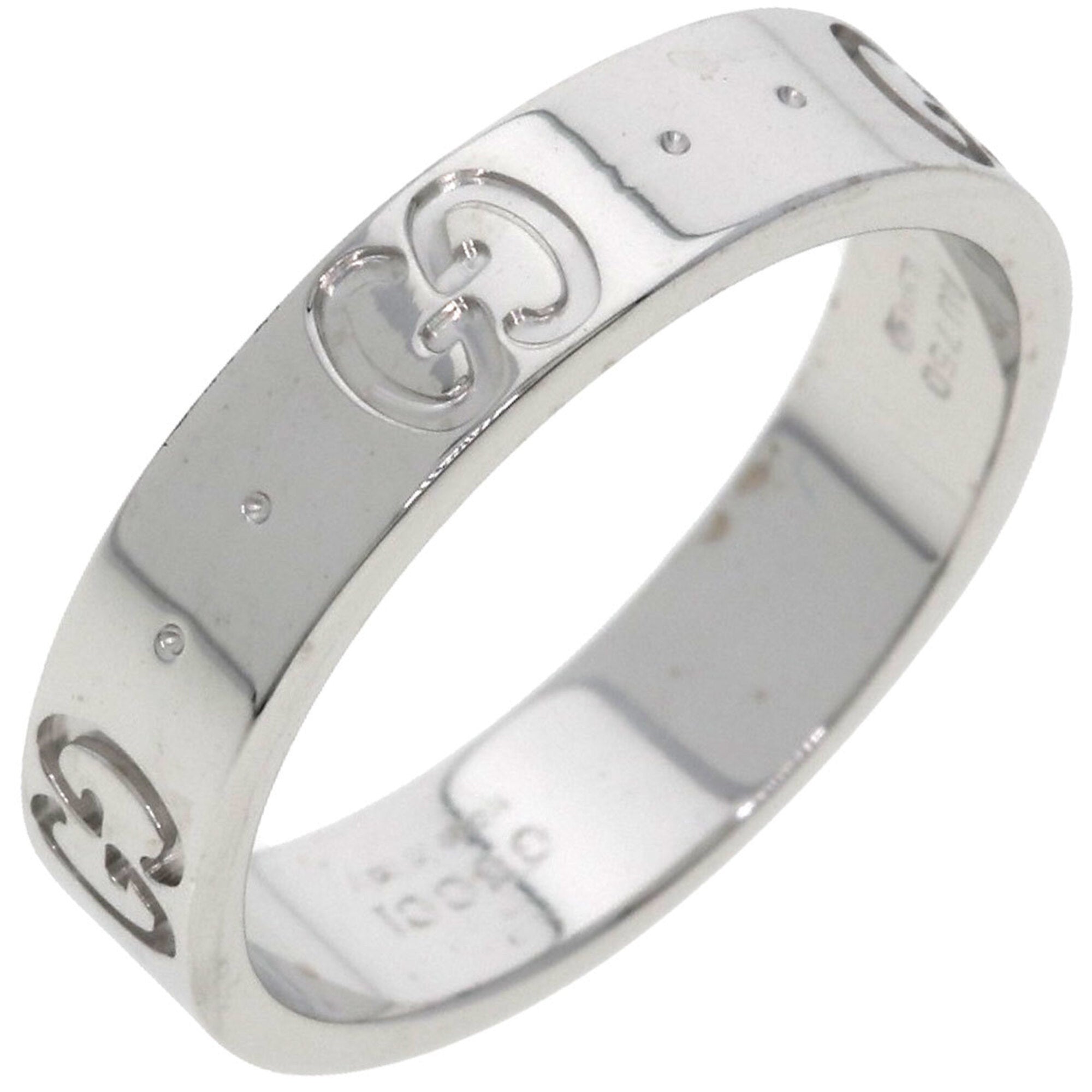 Gucci White Gold (18K) Band Ring (Pre-Owned)