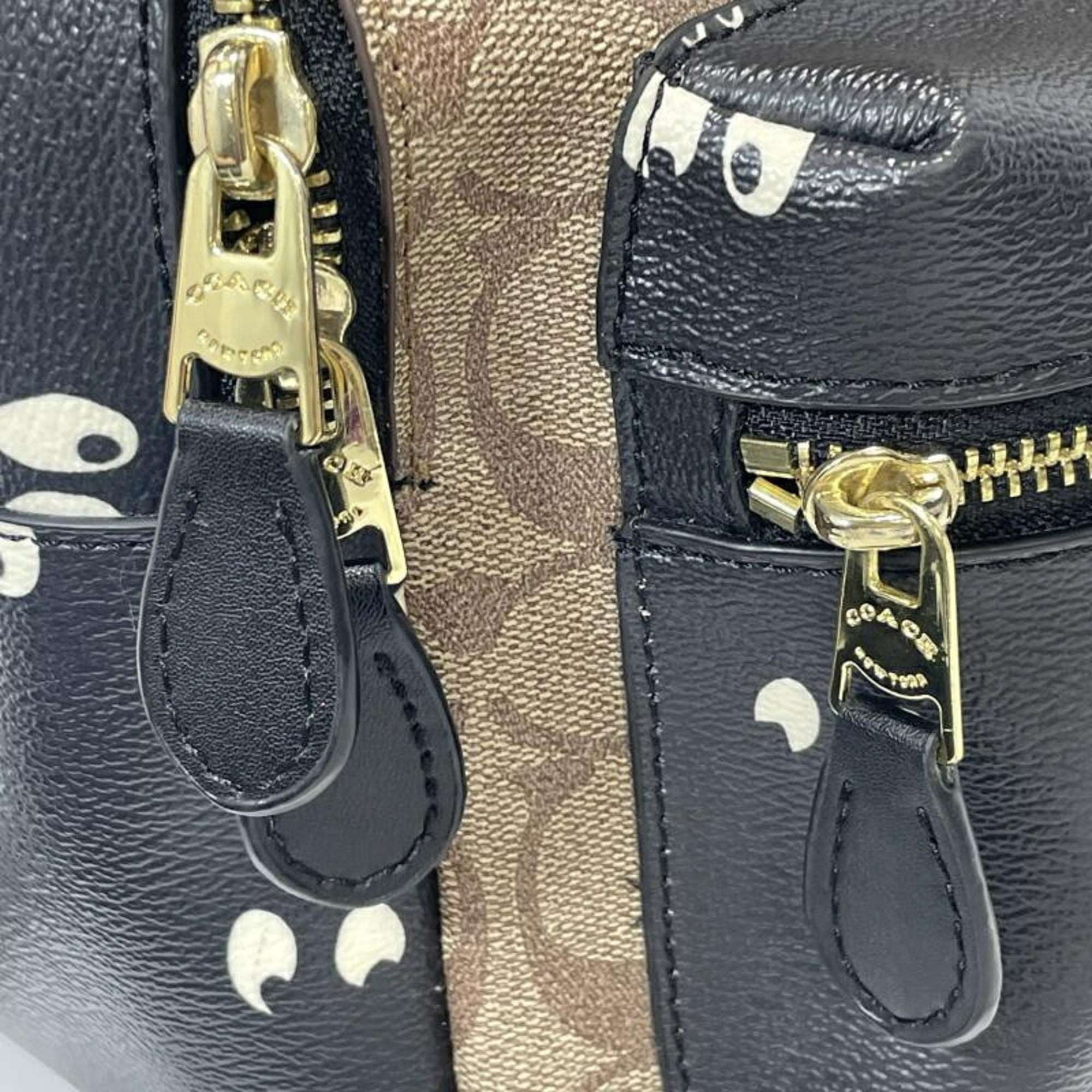 Coach Black Brown Backpack (Pre-Owned)