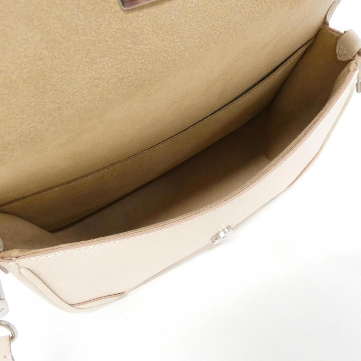 Louis Vuitton Beige Leather Shoulder Bag (Pre-Owned)