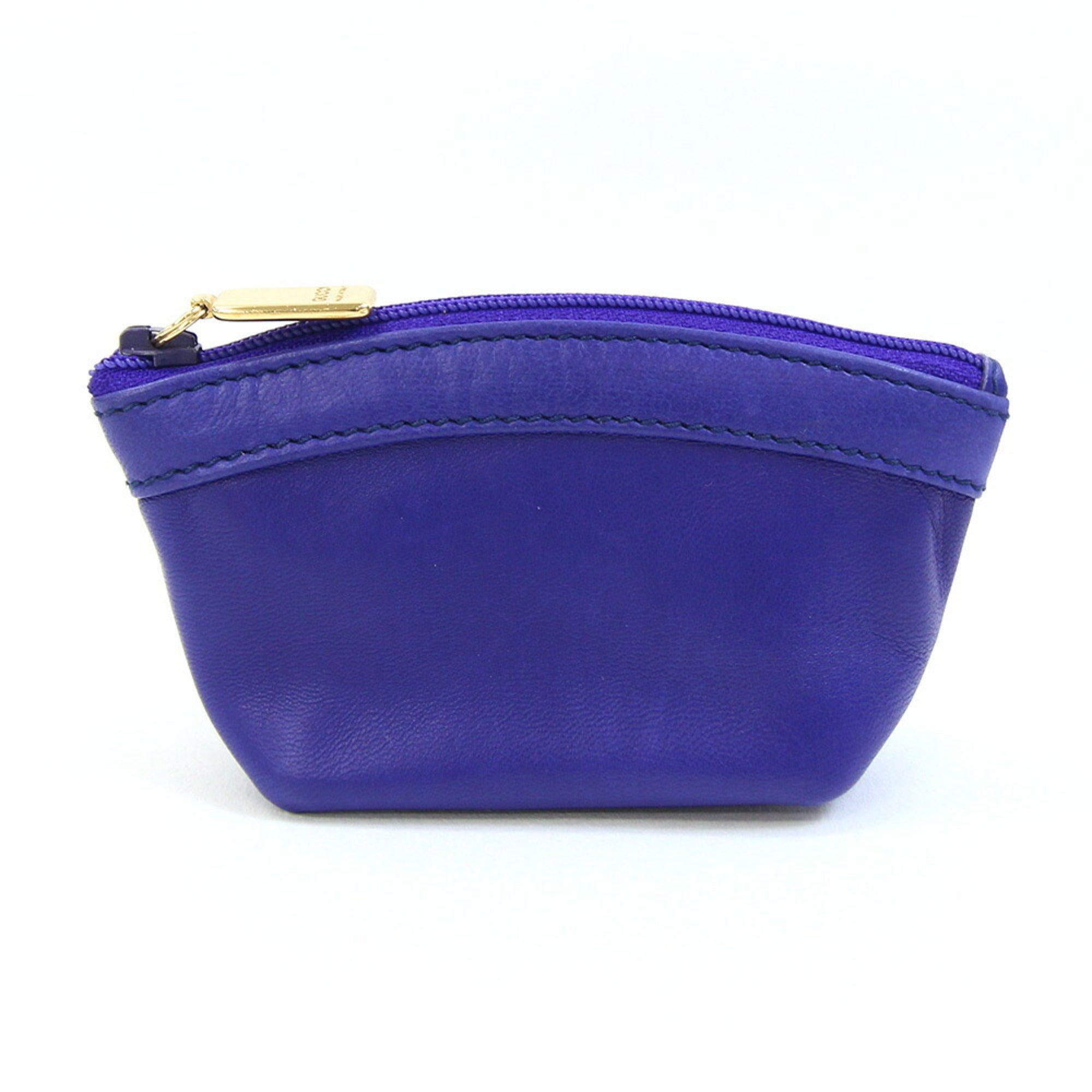 Gucci Blue Leather Coin Purse/Coin Case (Pre-Owned)