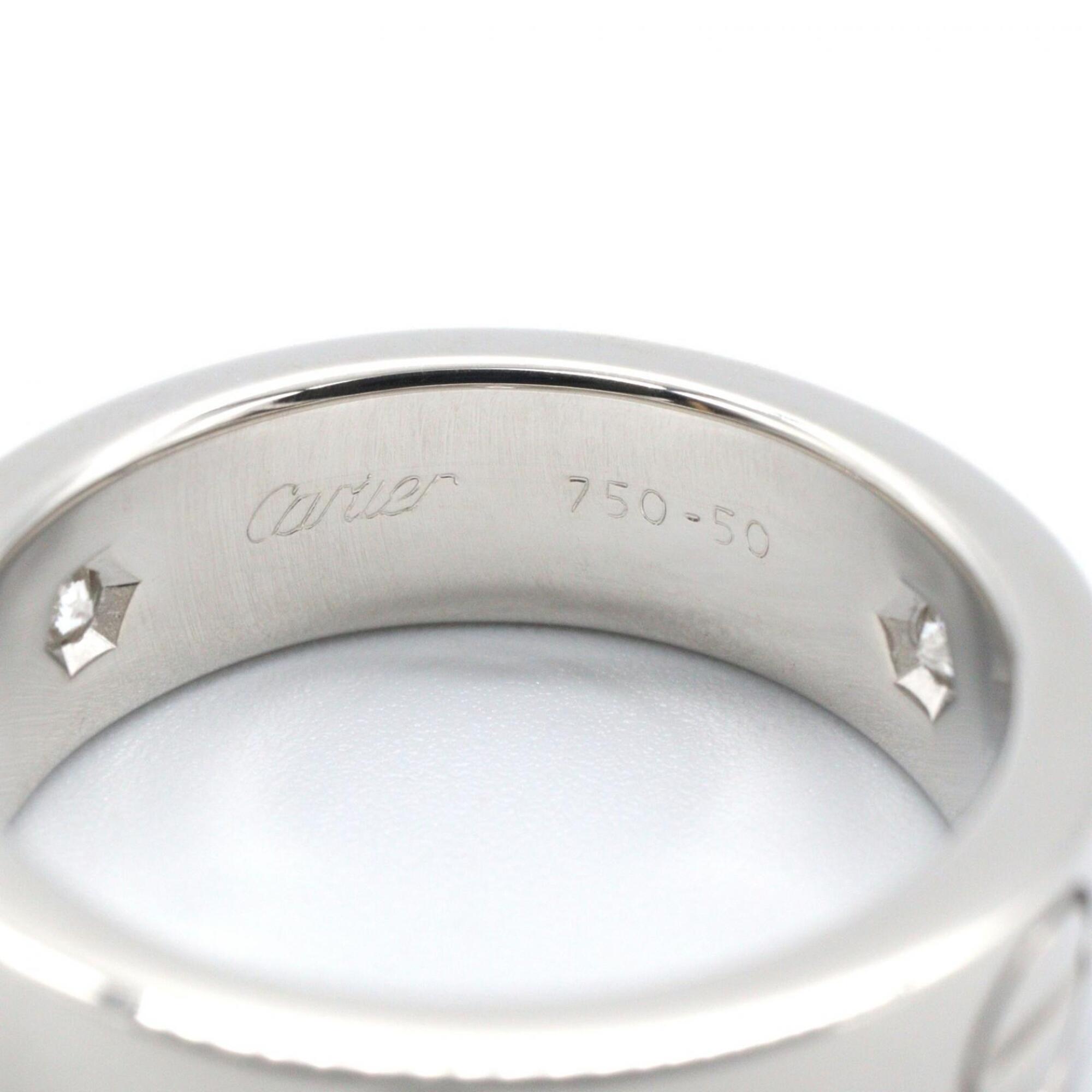 Cartier White Gold White Gold (18K) Band Ring (Pre-Owned)