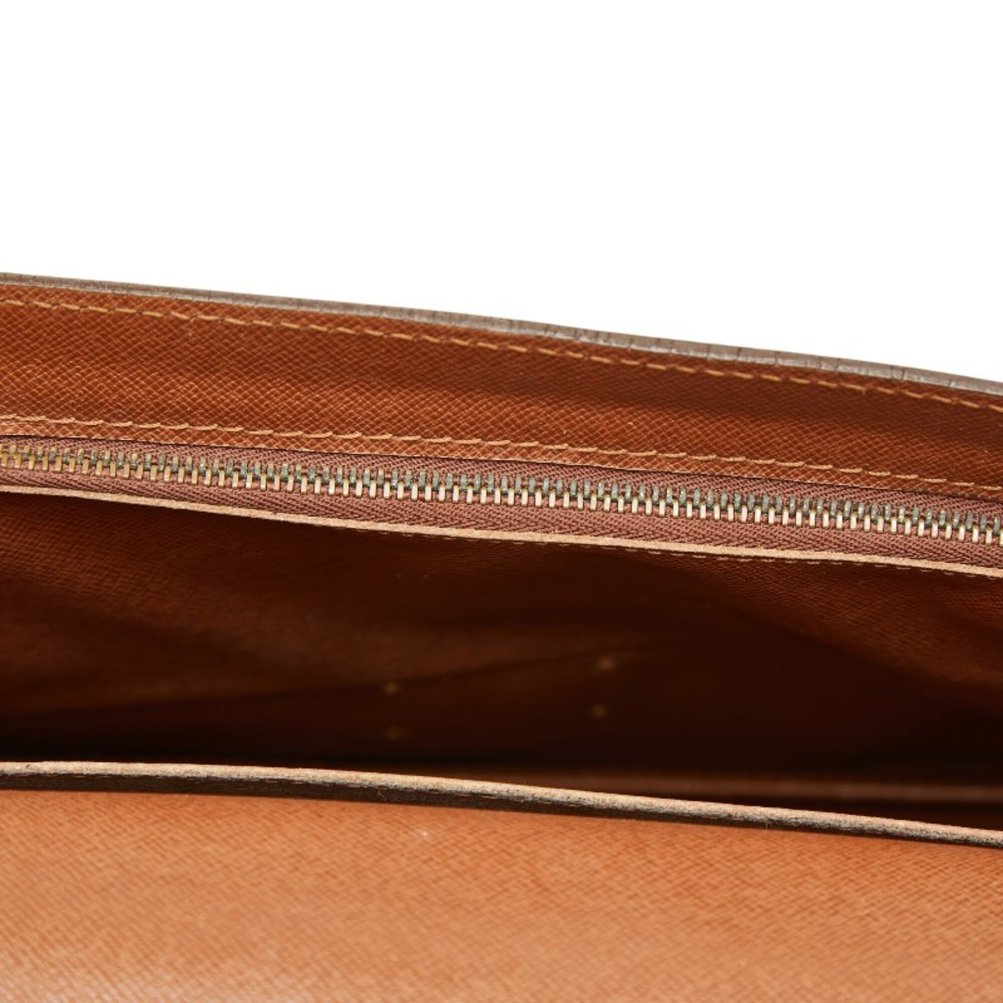 Louis Vuitton Brown Pvc Leather Handbag Shoulder Bag (Pre-Owned)