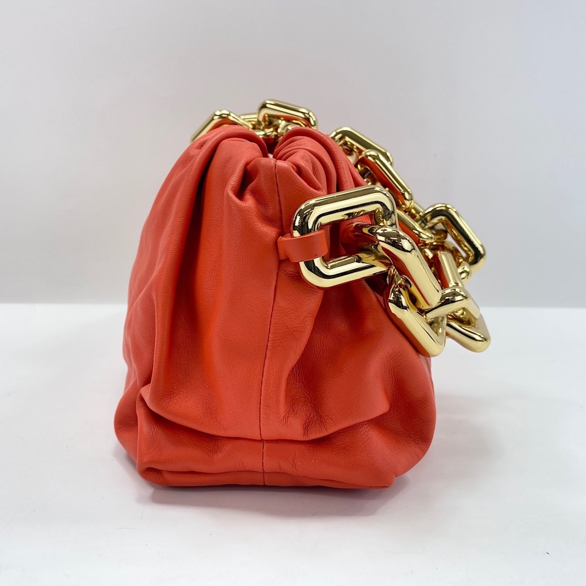 Bottega Veneta Orange Leather Pouch (Pre-Owned)