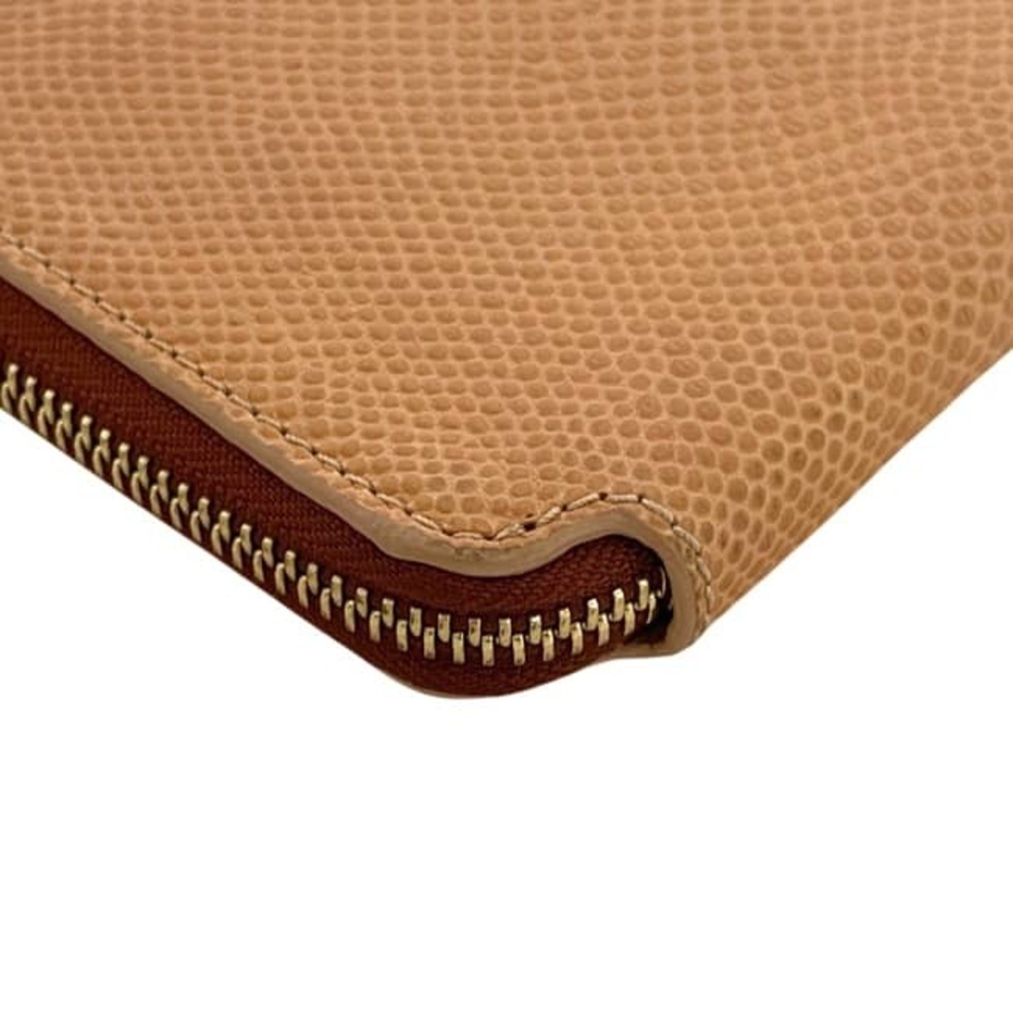 Chloé Beige Leather Long Wallet (Bi-Fold) (Pre-Owned)