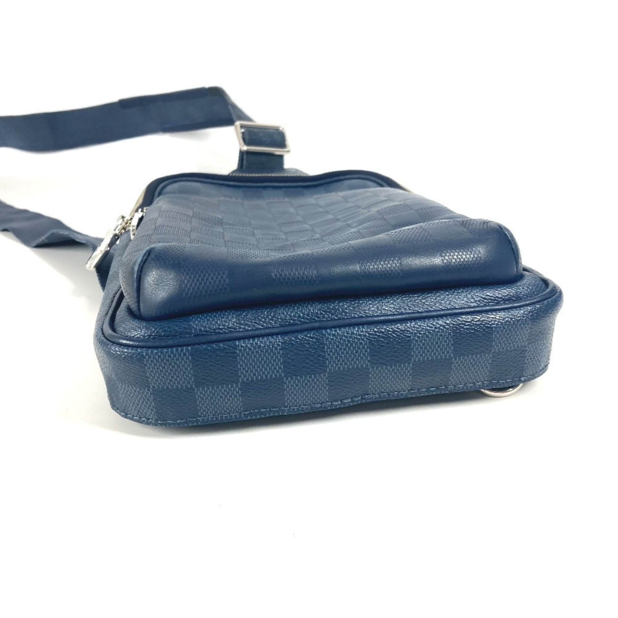 Louis Vuitton Damier Graphite Navy Damier Graphite Damier Infini Shoulder Bag Sling Bag (Pre-Owned)