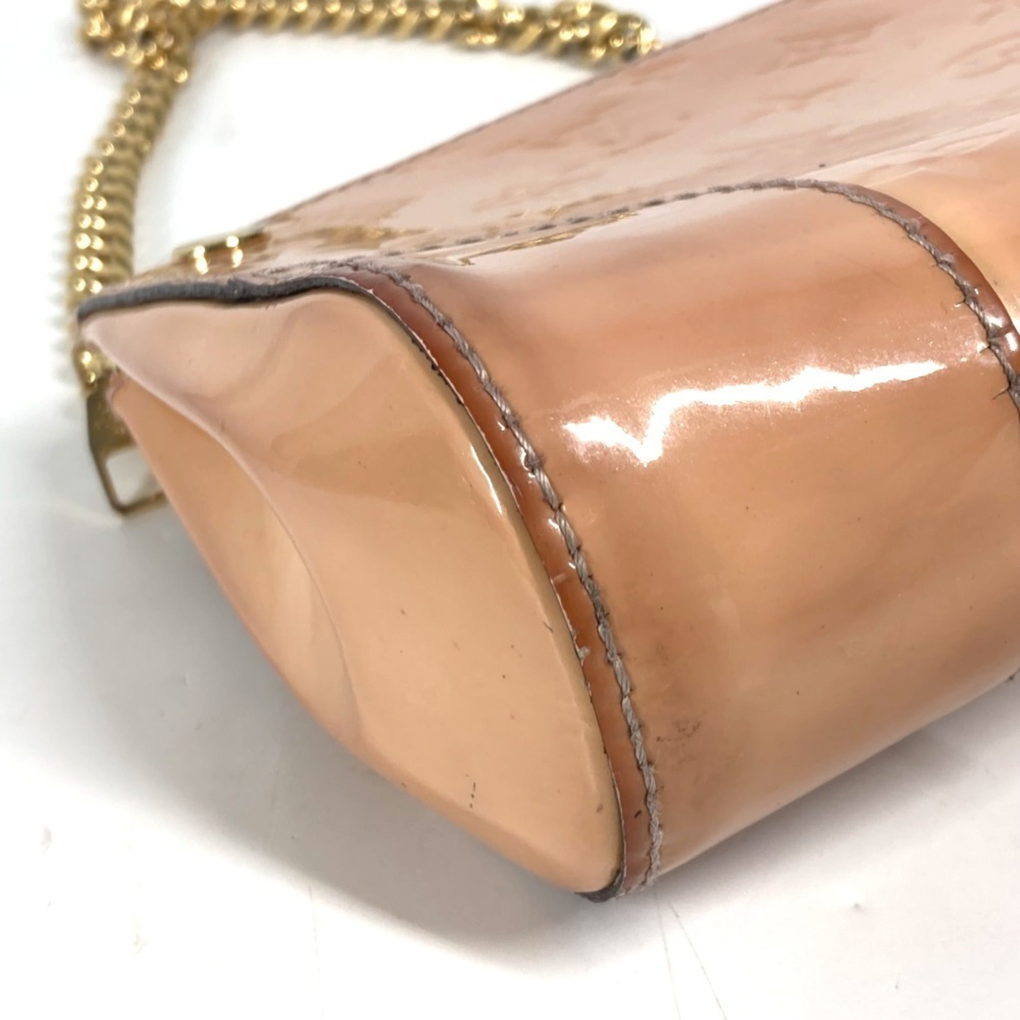 Louis Vuitton Pink Rose Ballerine Monogram Vernis Handbag Shoulder Bag (Pre-Owned)