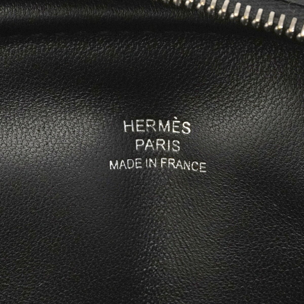Hermes Black Swift Leather Shoulder Bag (Pre-Owned)