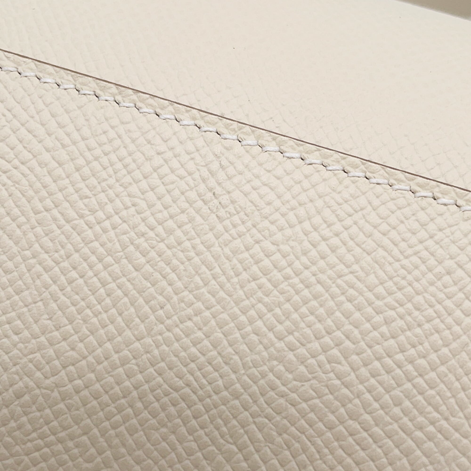 Hermes White Epsom Leather Handbag (Pre-Owned)