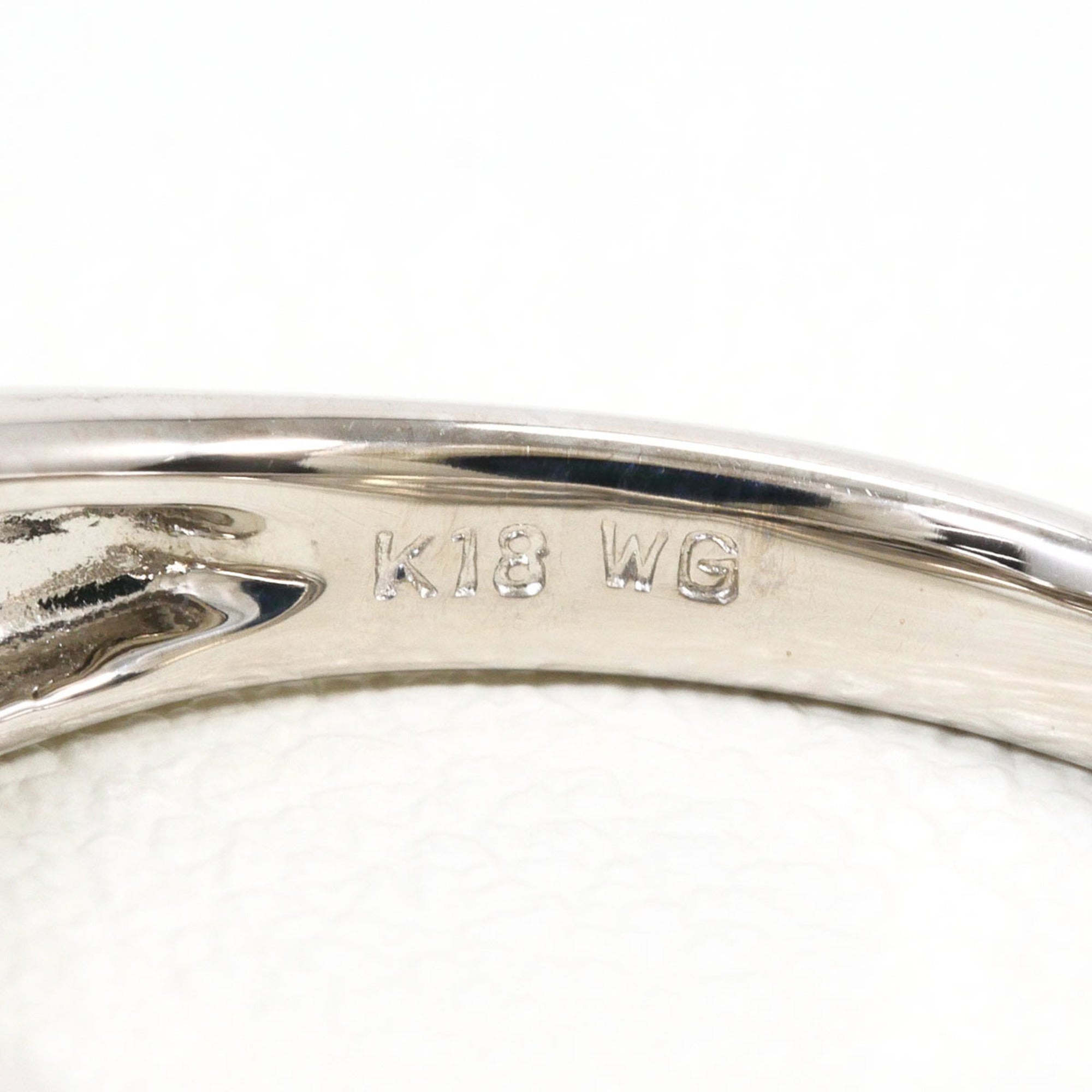 Unbranded Black White Gold White Gold (18K) Band Ring (Pre-Owned)