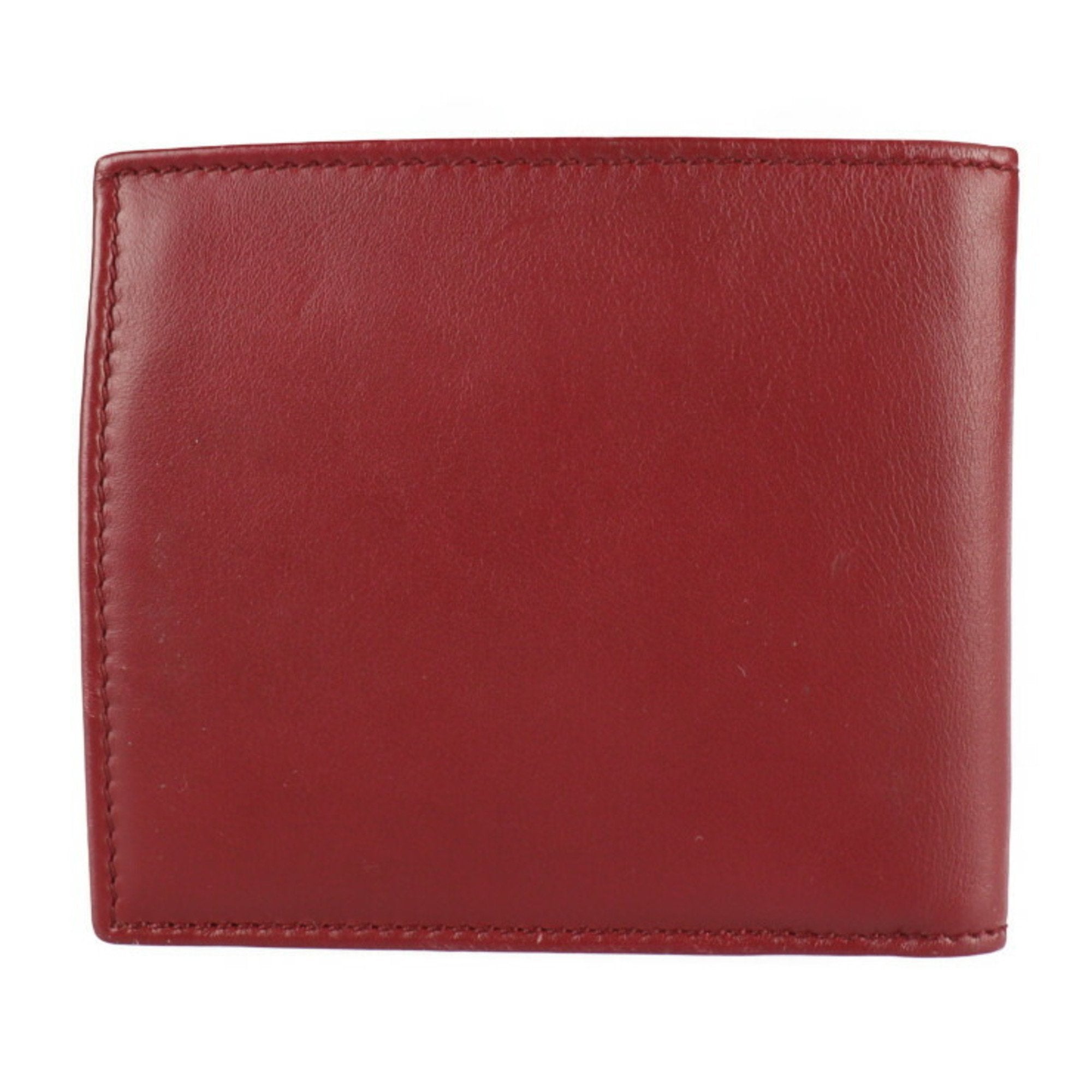 Gucci Bordeaux Leather Wallet (Bi-Fold) (Pre-Owned)