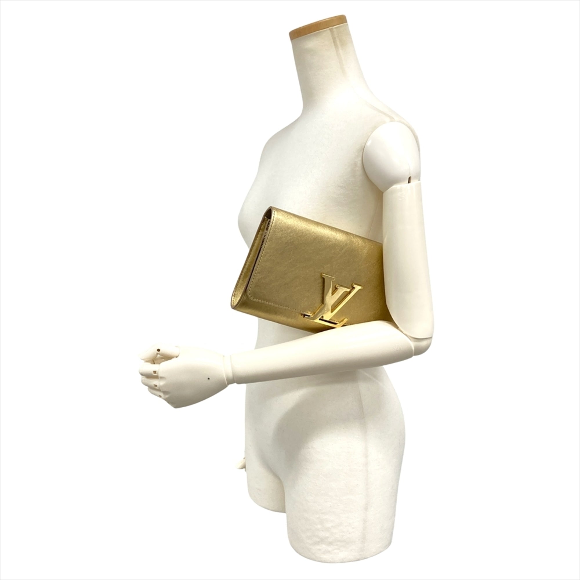 Louis Vuitton Gold Clutch Bag Pochette (Pre-Owned)