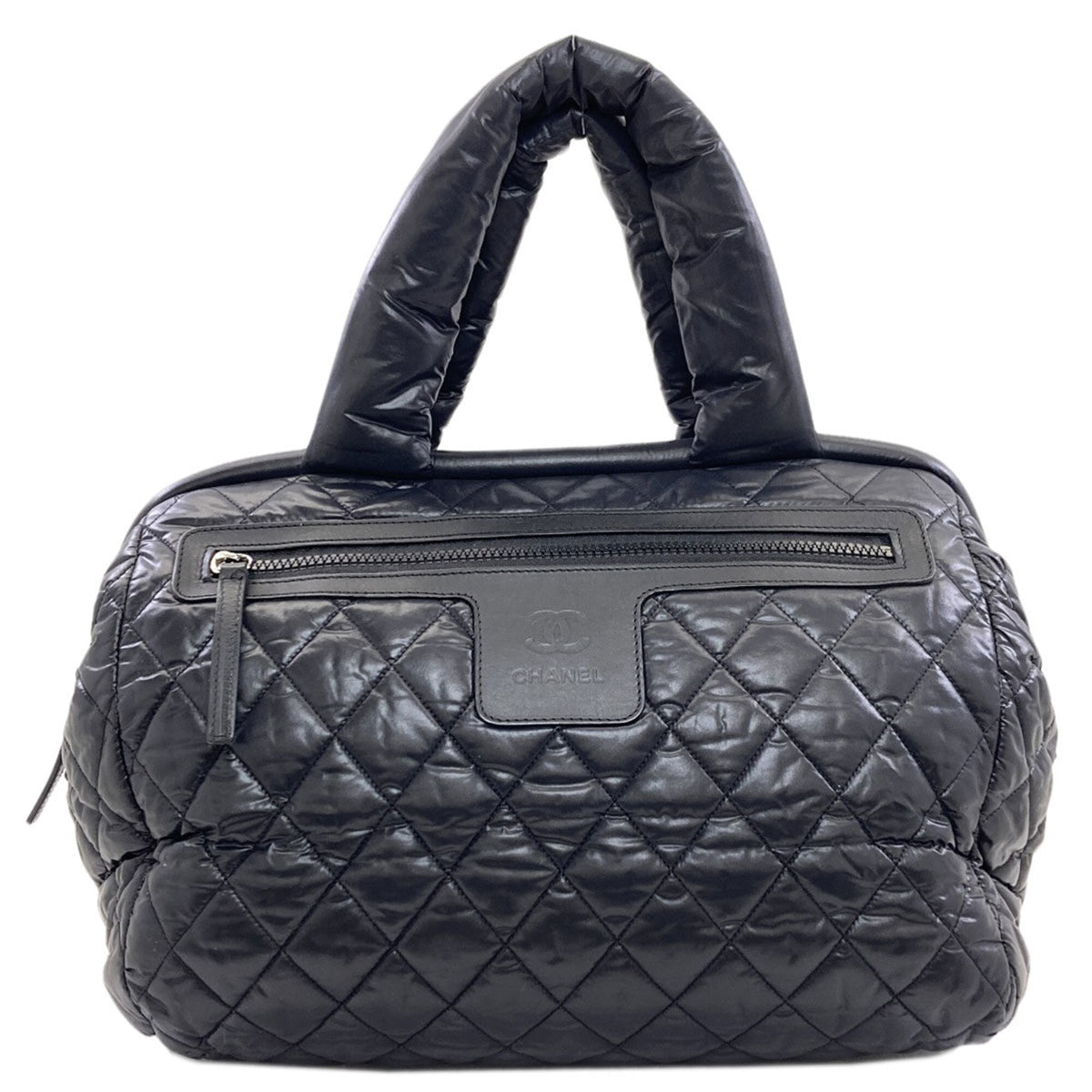 Chanel Black Nylon Boston Bag (Pre-Owned)