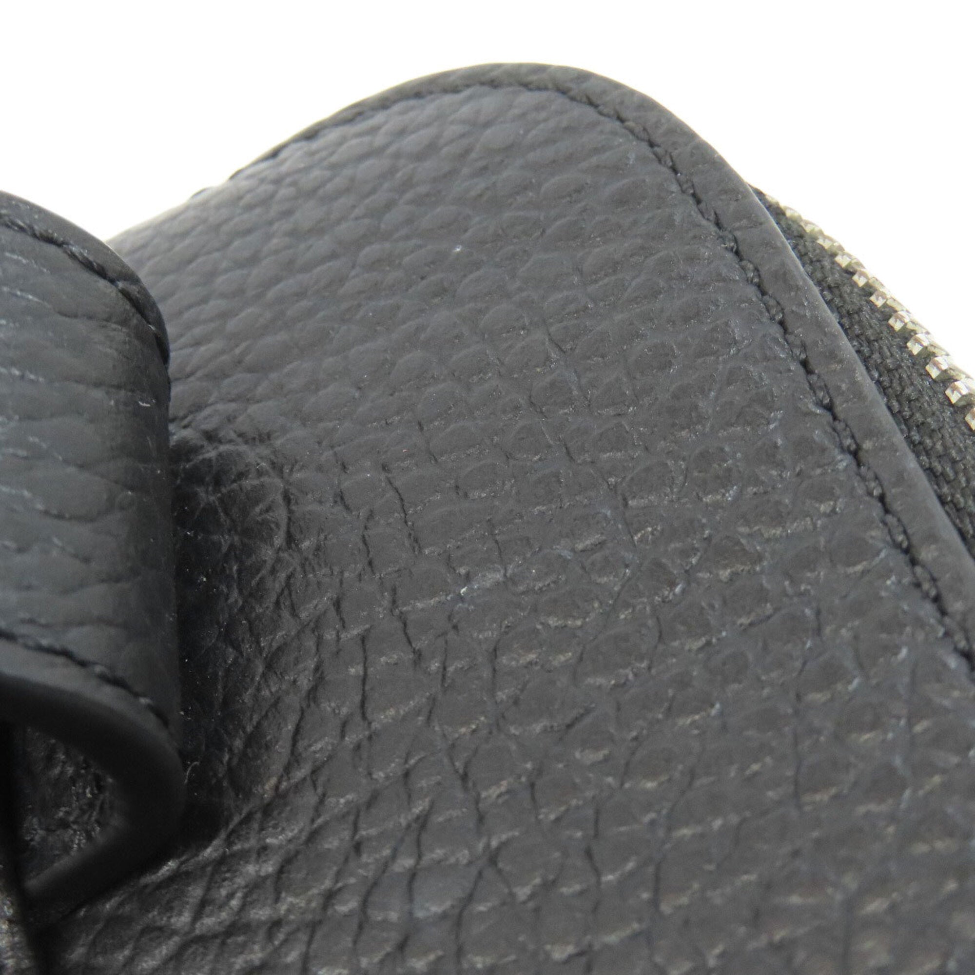 Emporio Armani Black Leather Shoulder Bag (Pre-Owned)