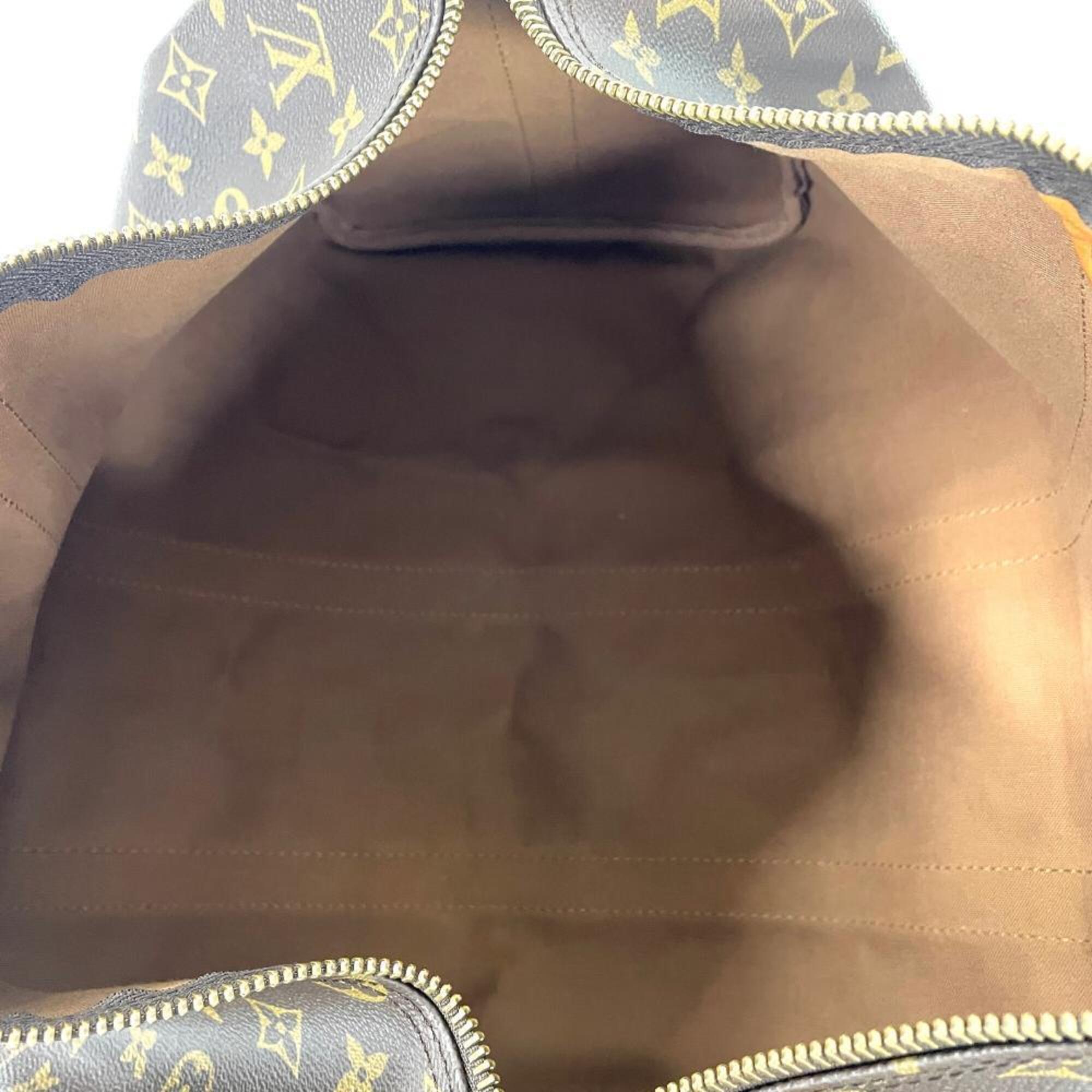 Louis Vuitton Brown Monogram Canvas Boston Bag (Pre-Owned)