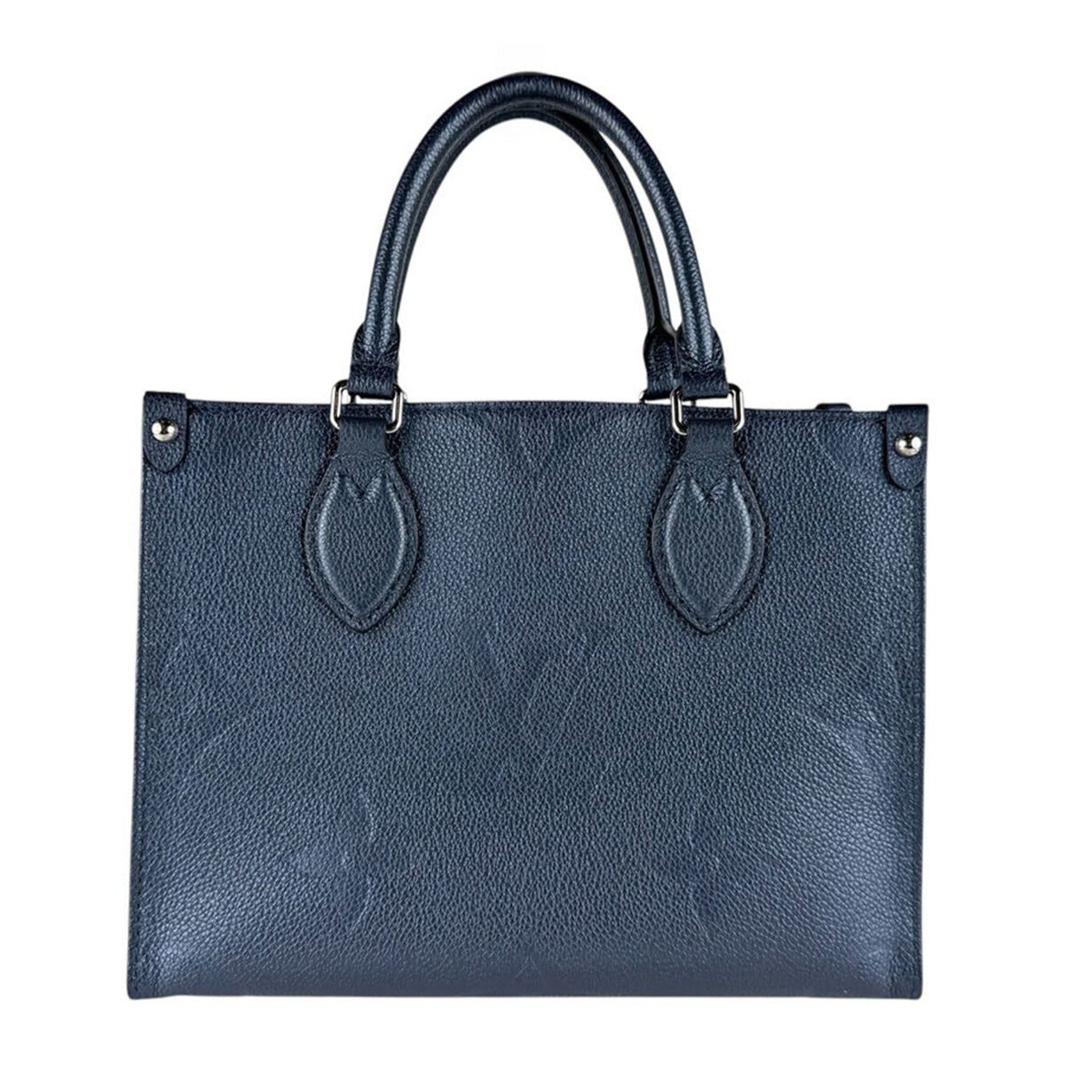 Louis Vuitton Metallic Blue Monogram Empreinte Handbag Shoulder Bag (Pre-Owned)