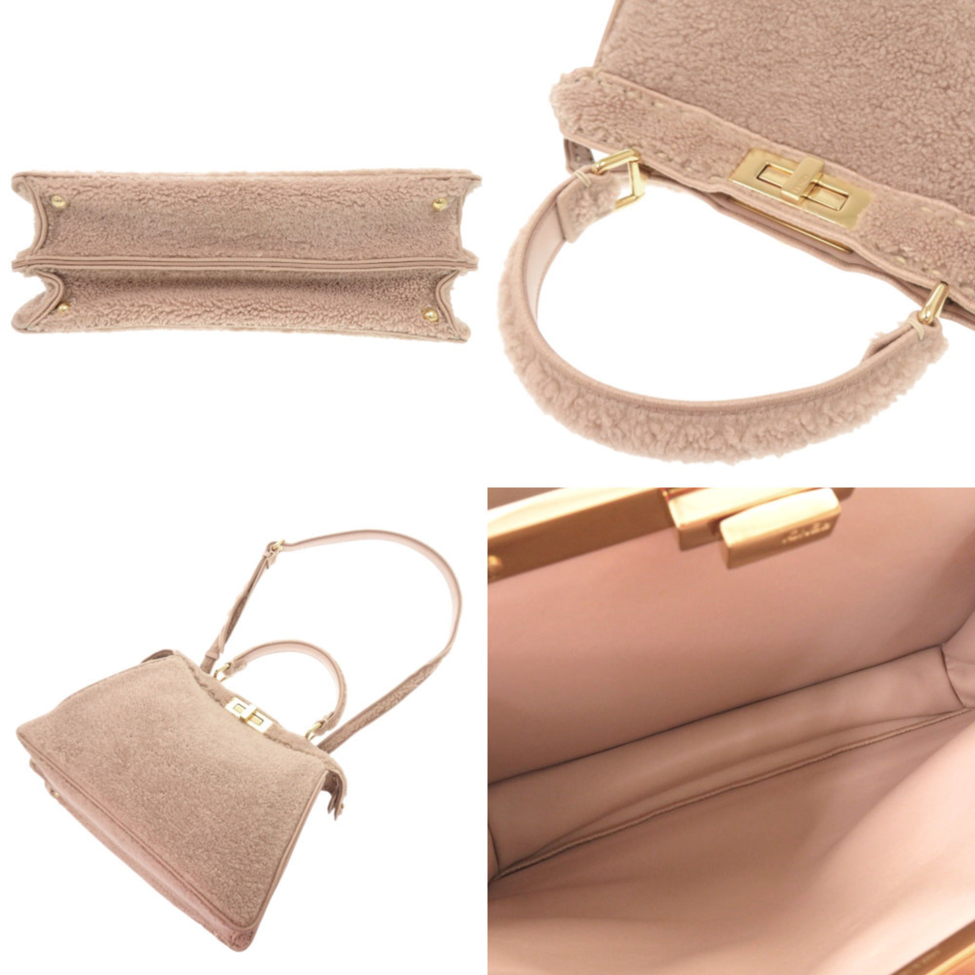 Fendi Pink Leather Handbag (Pre-Owned)