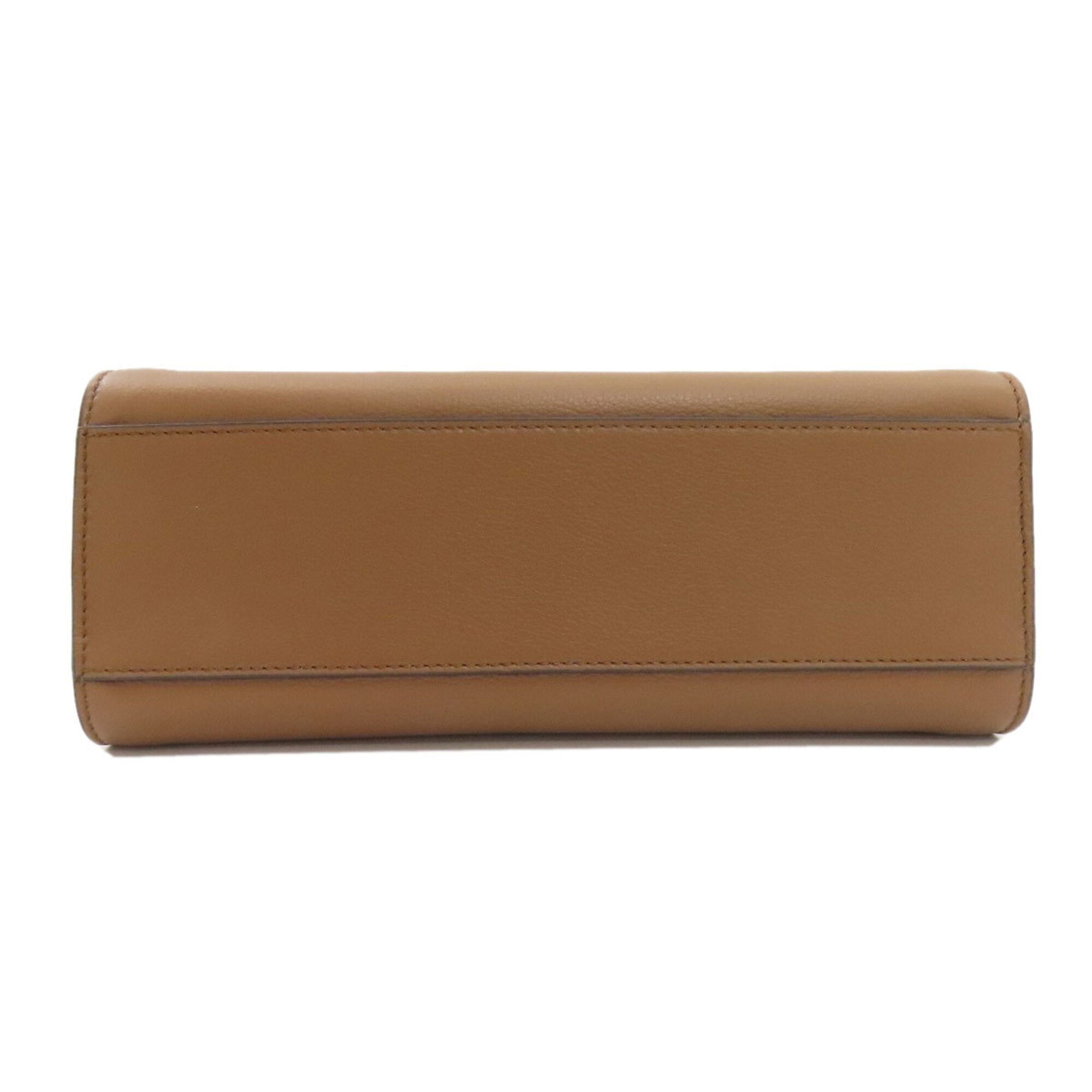 Bally Brown Leather Shoulder Bag (Pre-Owned)