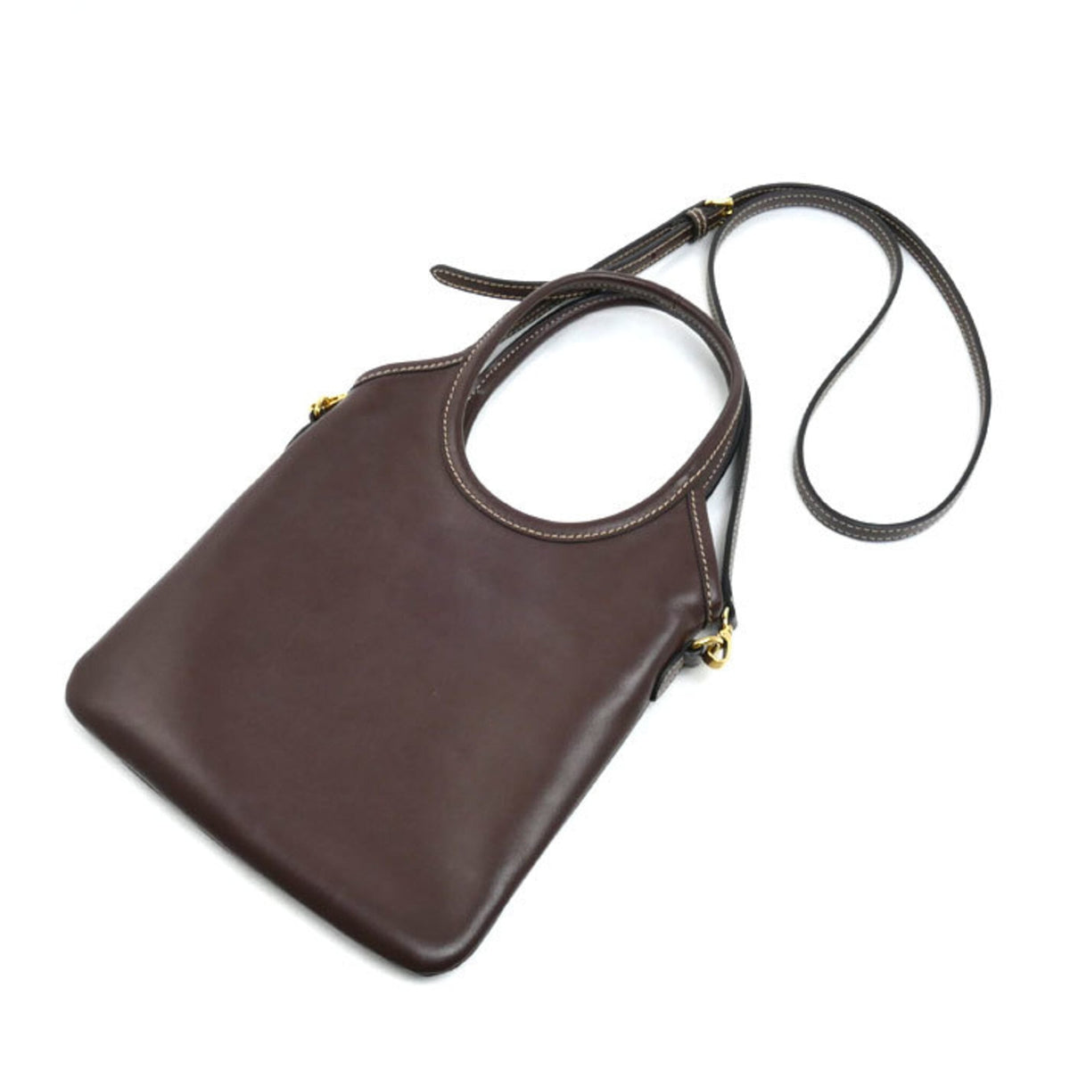 Miu Miu Brown Leather Shoulder Bag (Pre-Owned)
