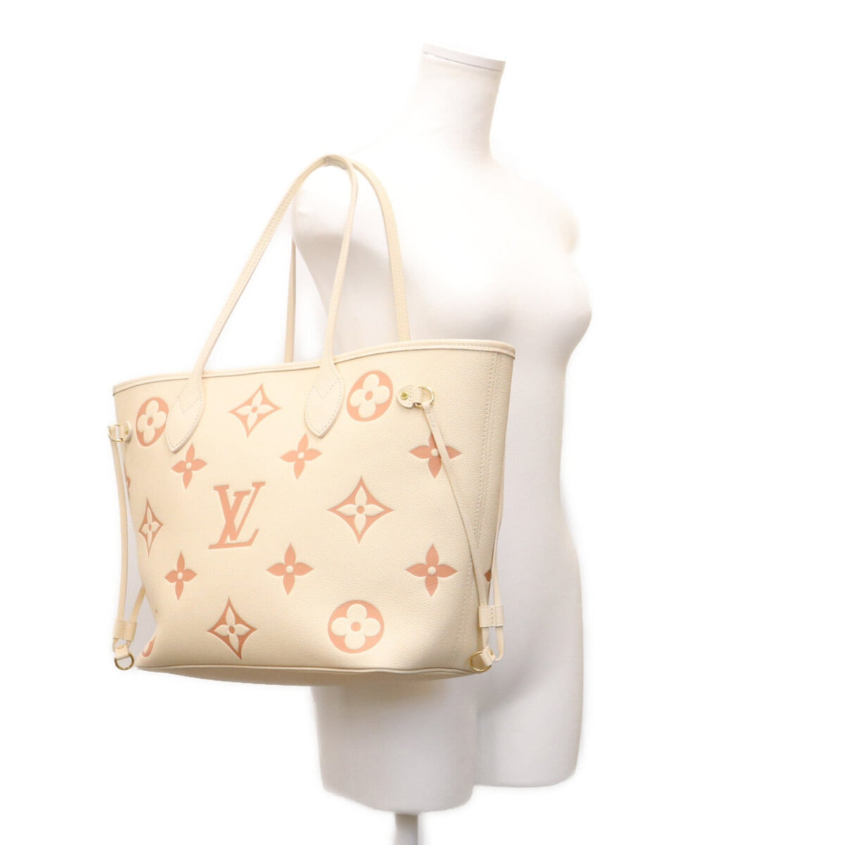 Louis Vuitton Beige Monogram Empreinte Tote Bag (Pre-Owned)