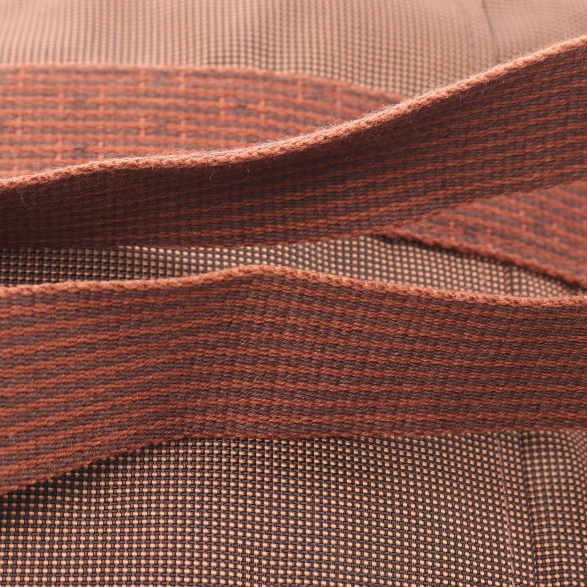 Hermes Brown Nylon Canvas Backpack (Pre-Owned)